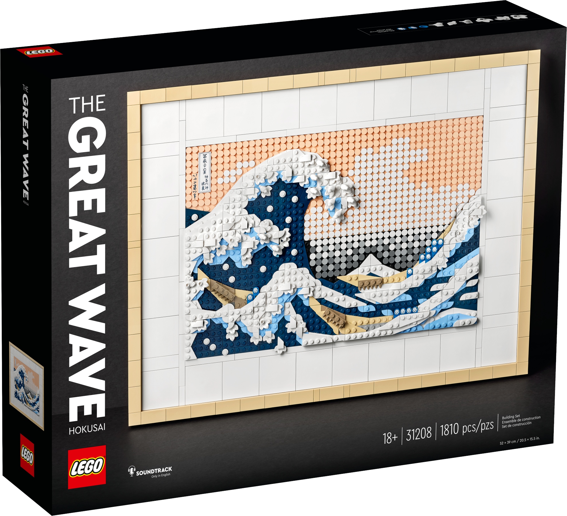 LEGO Art Hokusai Grosse Welle (31208) - im GOLDSTIEN.SHOP verfügbar mit Gratisversand ab Schweizer Lager! (5702017412160)