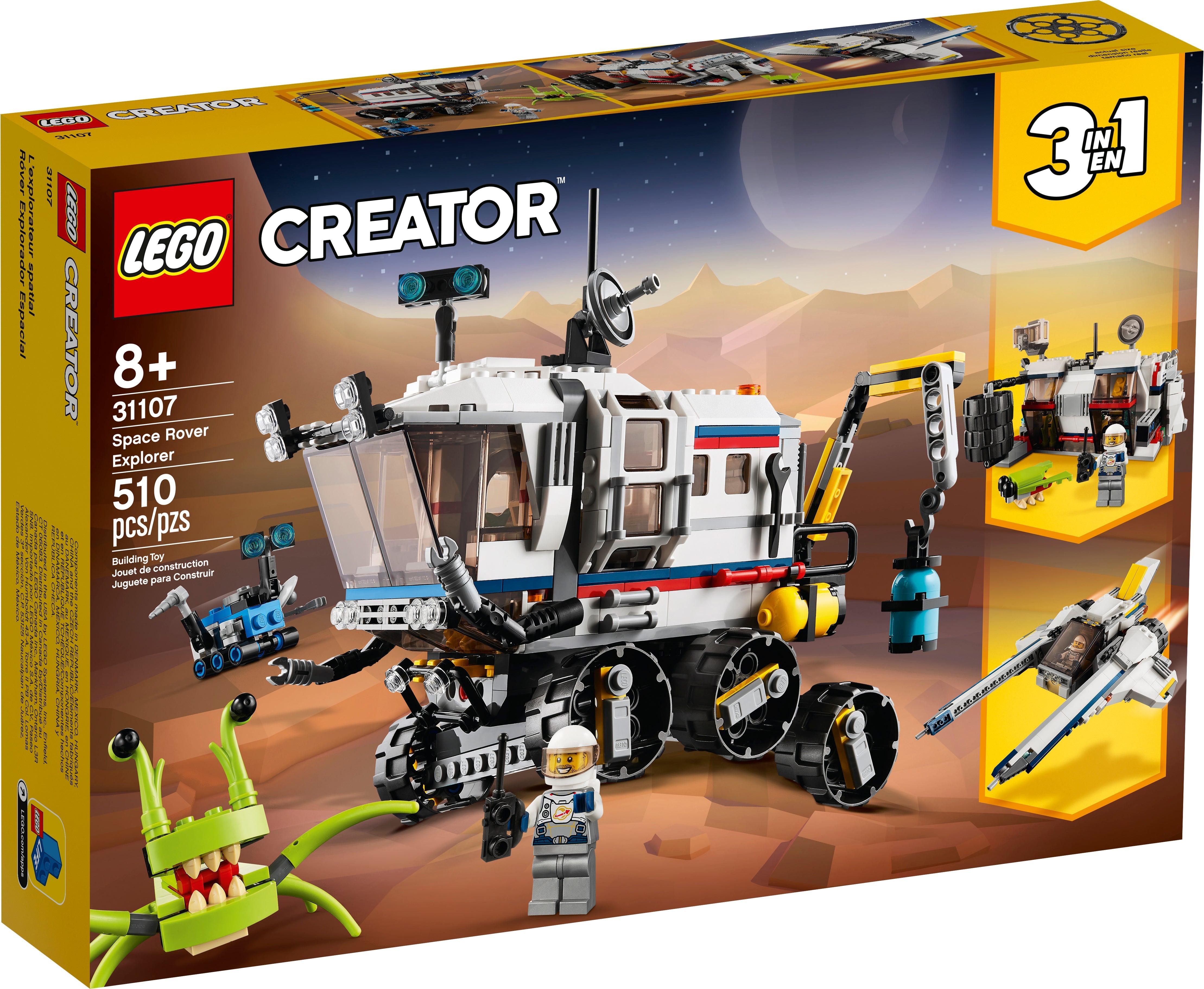 LEGO Creator Planeten Erkundungs-Rover (31107) - im GOLDSTIEN.SHOP verfügbar mit Gratisversand ab Schweizer Lager! (5702016616330)