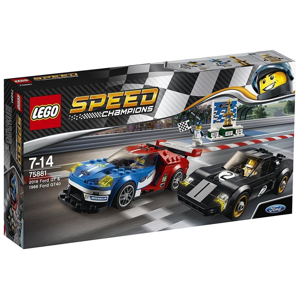 LEGO Speed Champions 2016 Ford GT und 1966 Ford GT40 (75881) - im GOLDSTIEN.SHOP verfügbar mit Gratisversand ab Schweizer Lager! (5702015868099)