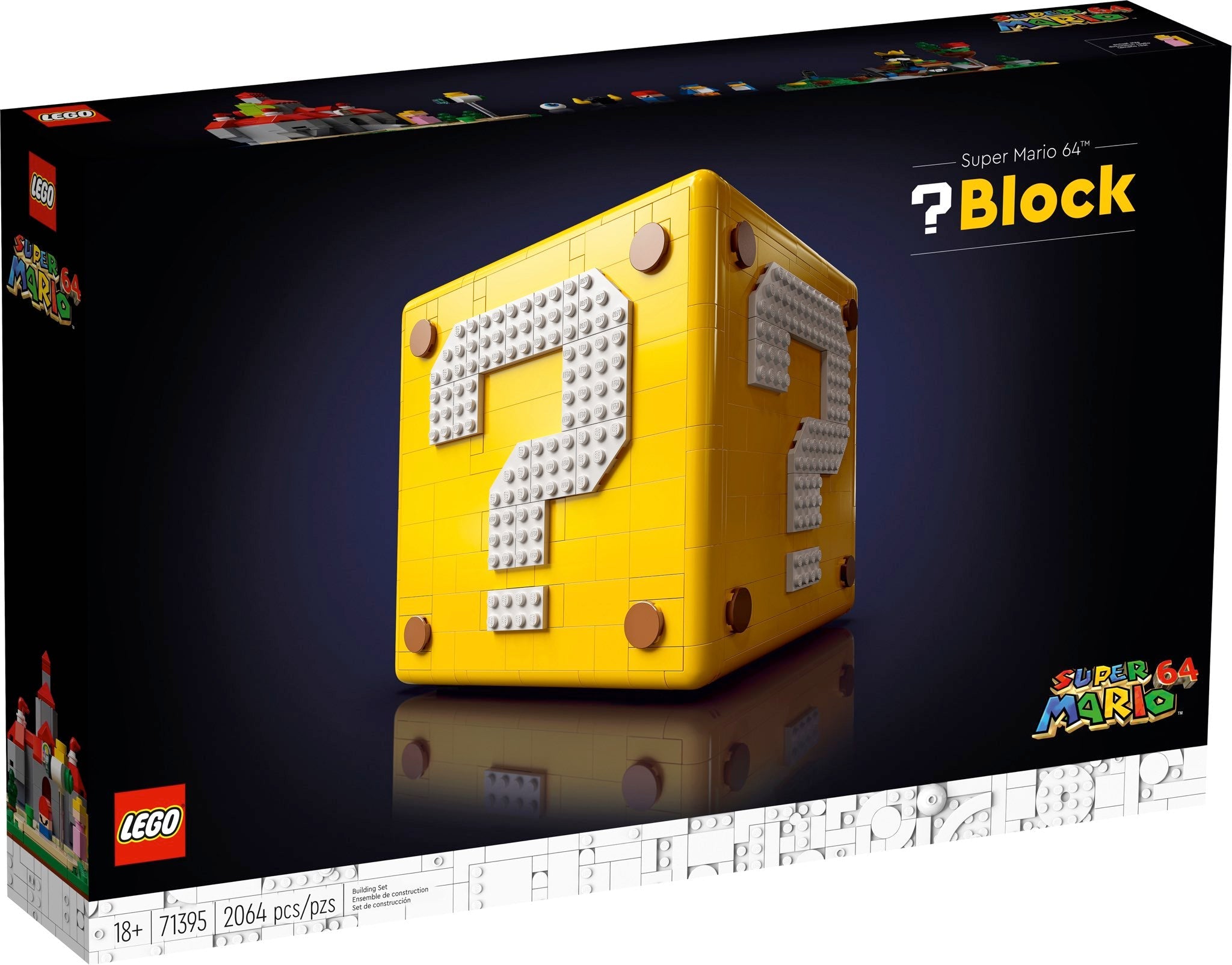 LEGO Super Mario Fragezeichen-Block aus Super Mario 64 (71395) - im GOLDSTIEN.SHOP verfügbar mit Gratisversand ab Schweizer Lager! (5702016912432)