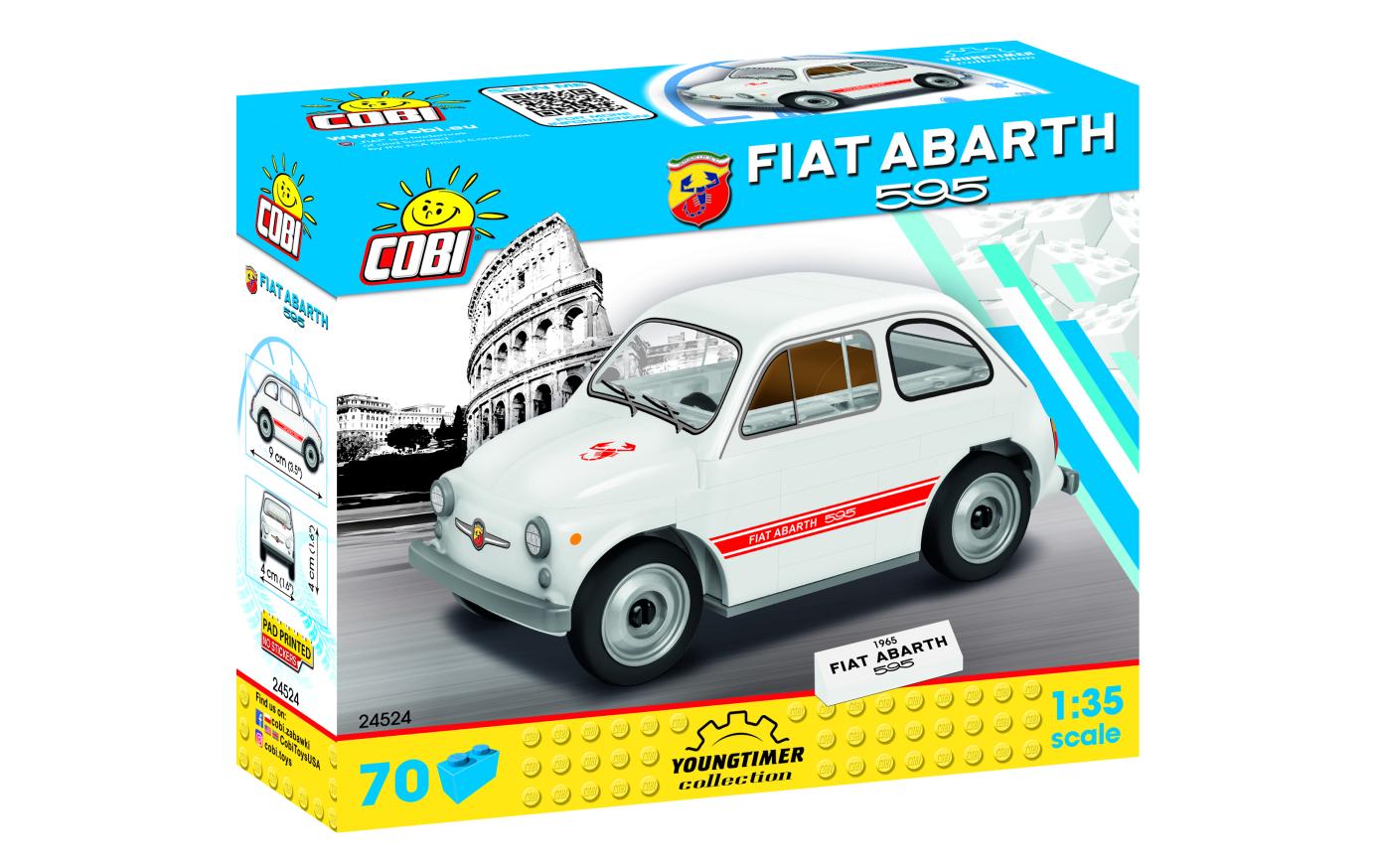 COBI Bausteinmodell Fiat Abarth 595 - im GOLDSTIEN.SHOP verfügbar mit Gratisversand ab Schweizer Lager! (5902251245245)