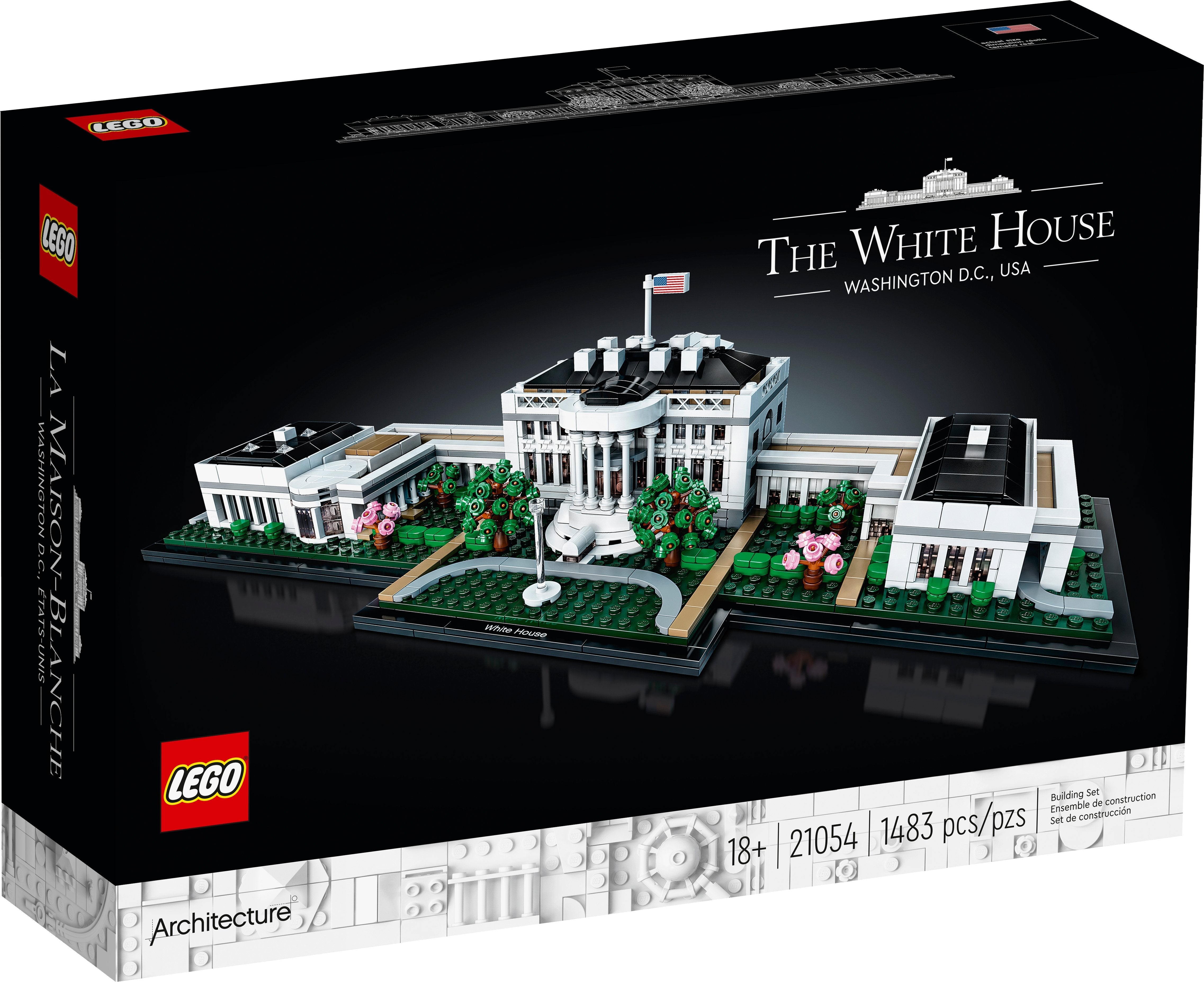 LEGO Architecture Das Weisse Haus (21054) - im GOLDSTIEN.SHOP verfügbar mit Gratisversand ab Schweizer Lager! (5702016617368)