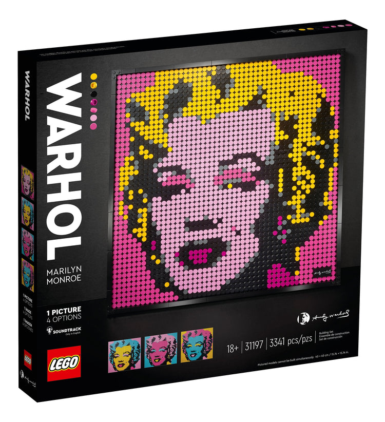 LEGO Art, Andy Warhol’s Marilyn Monroe (31197) - im GOLDSTIEN.SHOP verfügbar mit Gratisversand ab Schweizer Lager! (5702016677683)