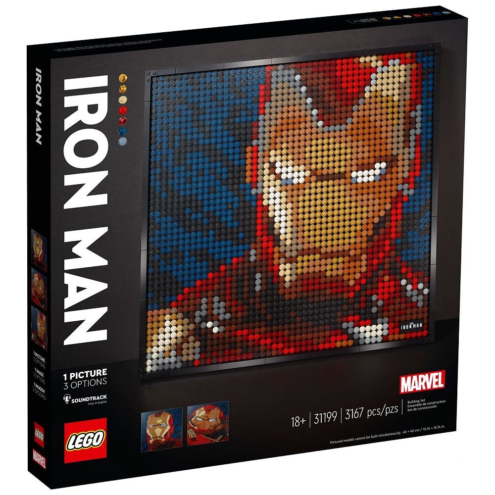 LEGO Art Marvel Studios Iron Man (31199) - im GOLDSTIEN.SHOP verfügbar mit Gratisversand ab Schweizer Lager! (5702016677706)