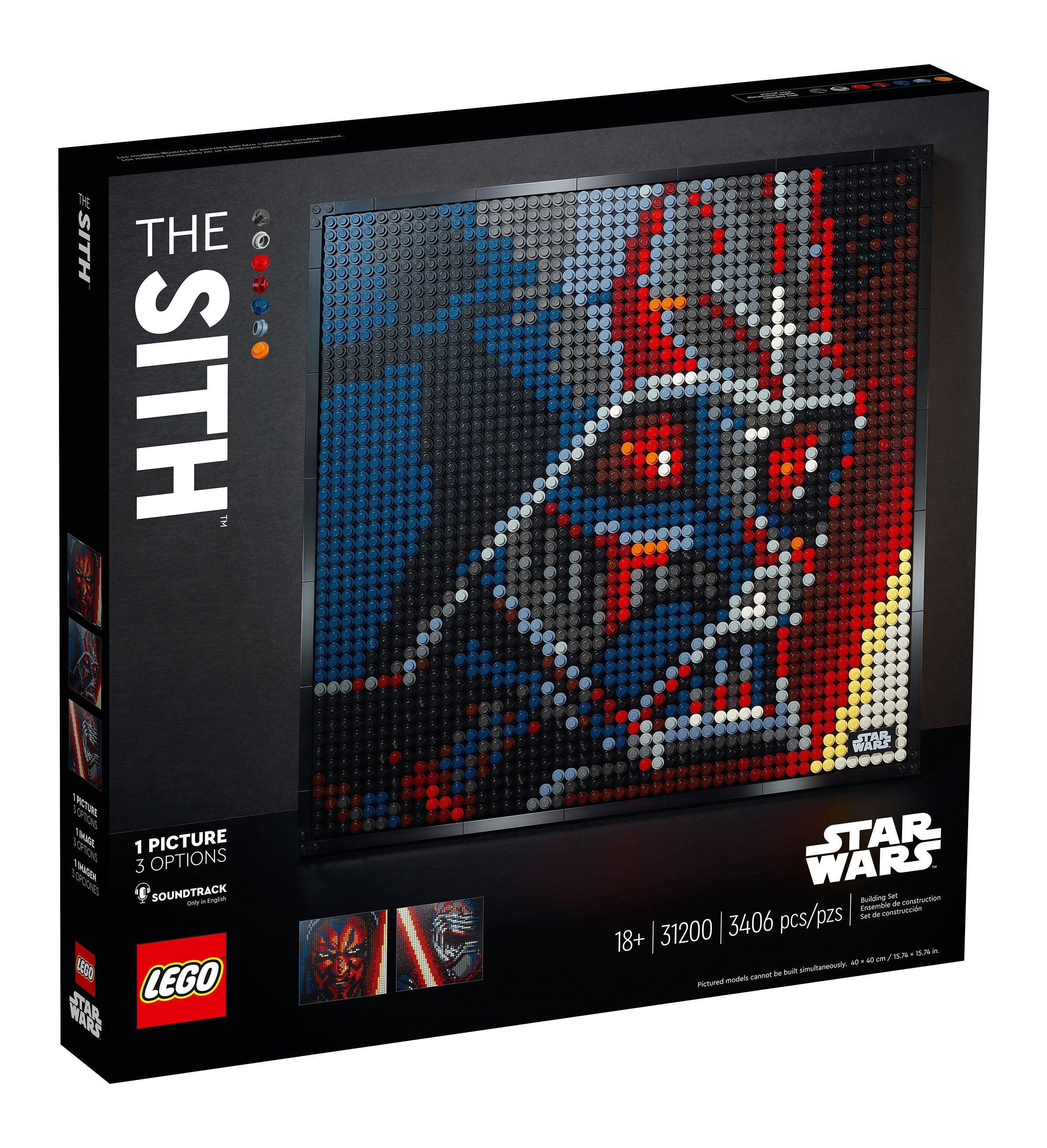 LEGO Art Star Wars, Die Sith (31200) - im GOLDSTIEN.SHOP verfügbar mit Gratisversand ab Schweizer Lager! (5702016677713)