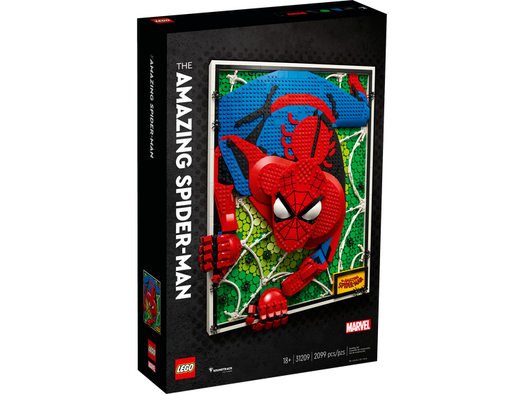 LEGO Art The Amazing Spider-Man (31209) - im GOLDSTIEN.SHOP verfügbar mit Gratisversand ab Schweizer Lager! (5702017415567)