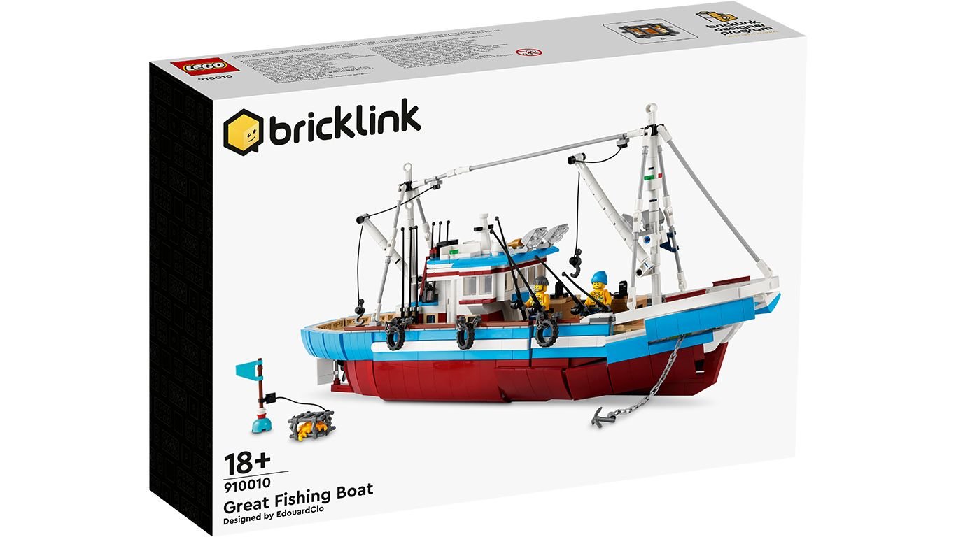 LEGO BrickLink 910010 Grosser Fischkutter