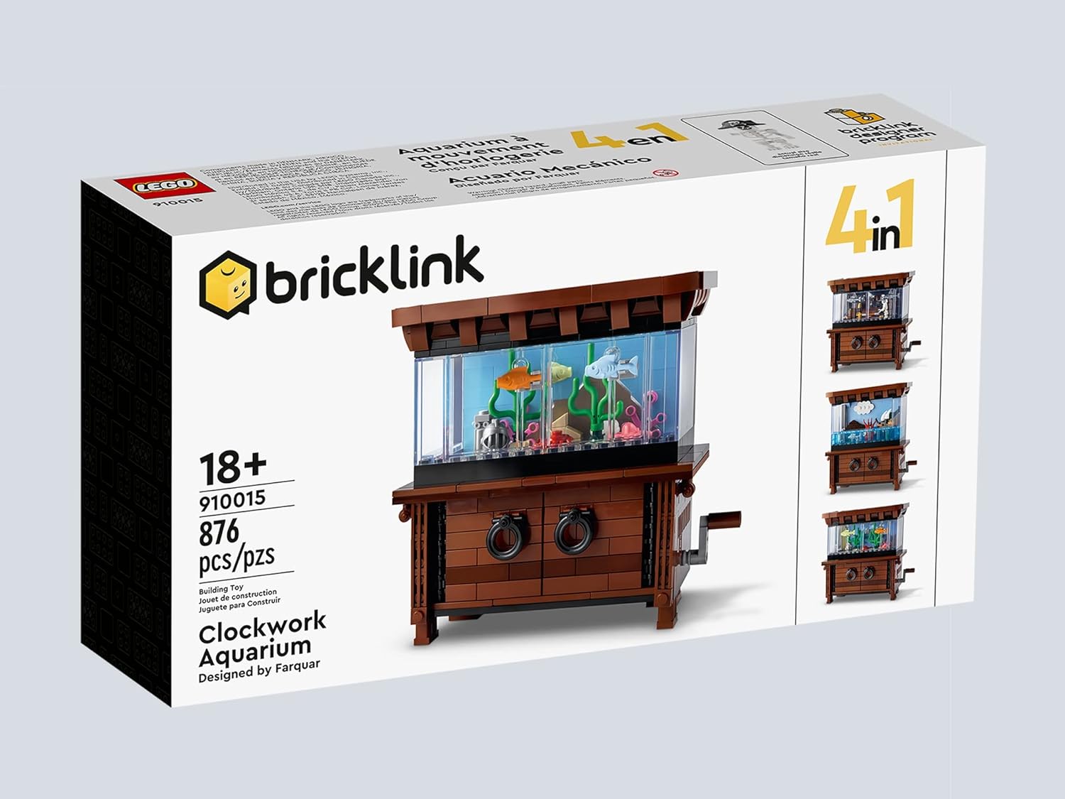 LEGO BrickLink 910015 Uhrwerk-Aquarium