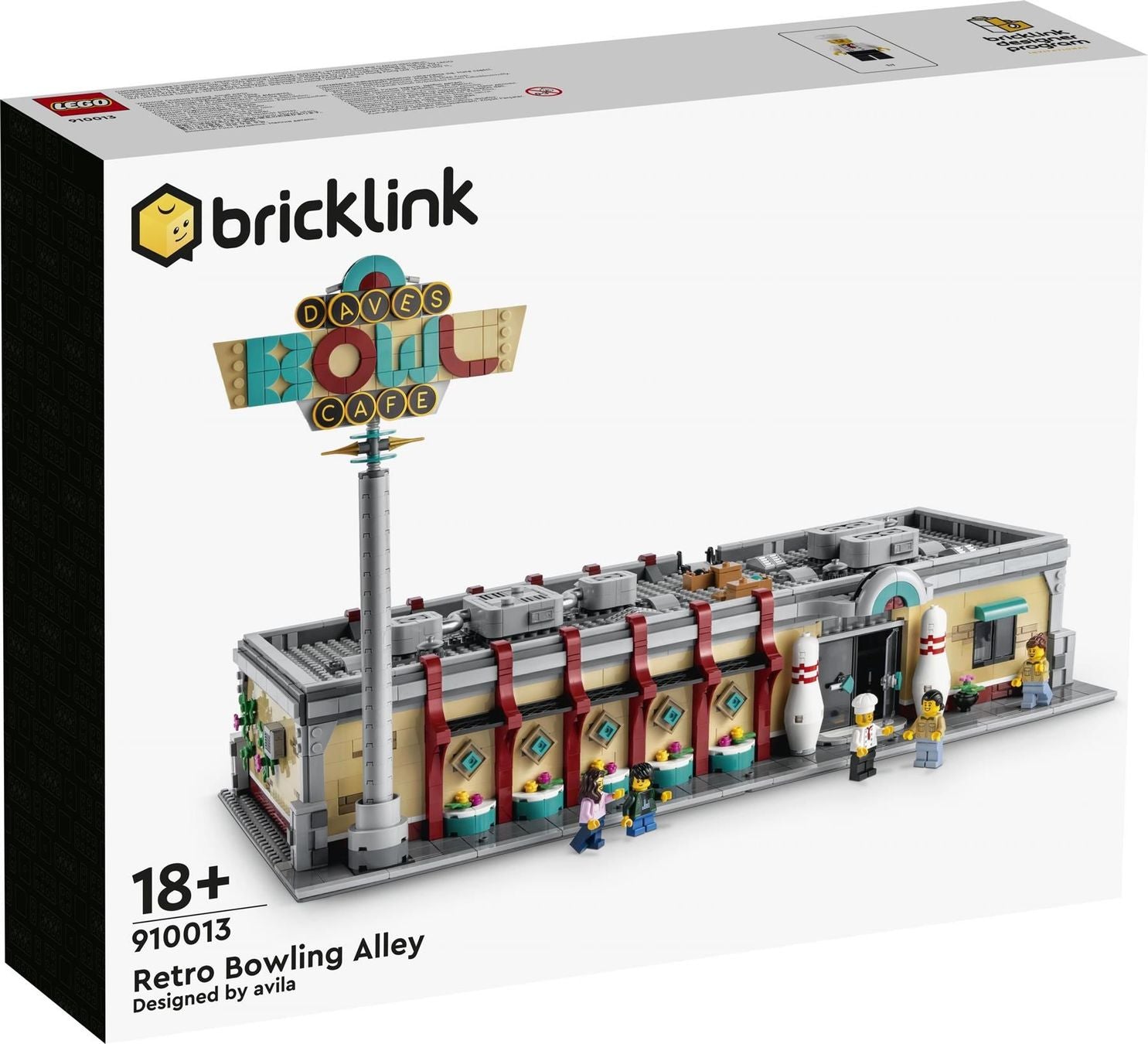 LEGO BrickLink 910013 Retro-Bowlingbahn