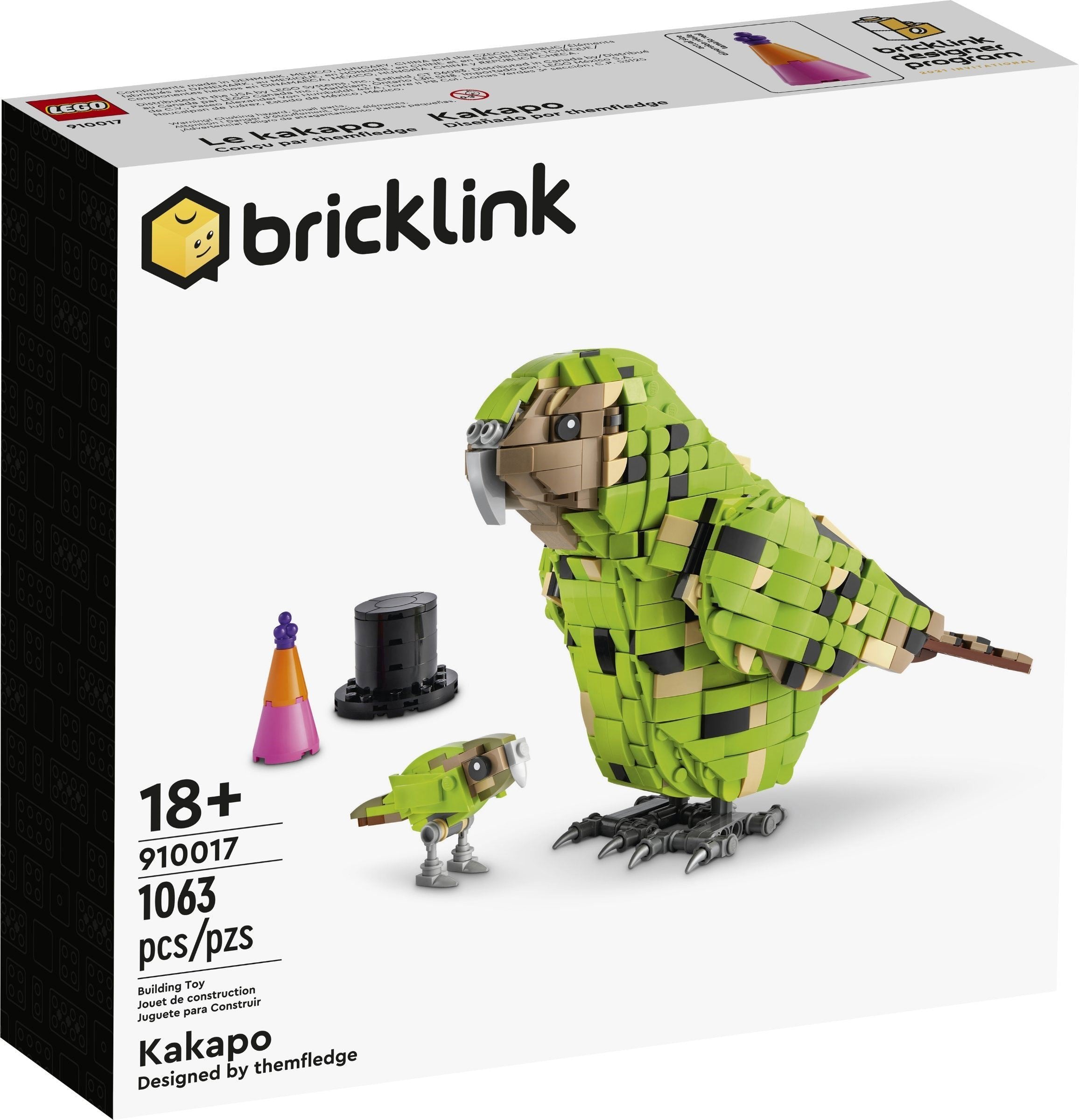 LEGO BrickLink 910017 Kakapo