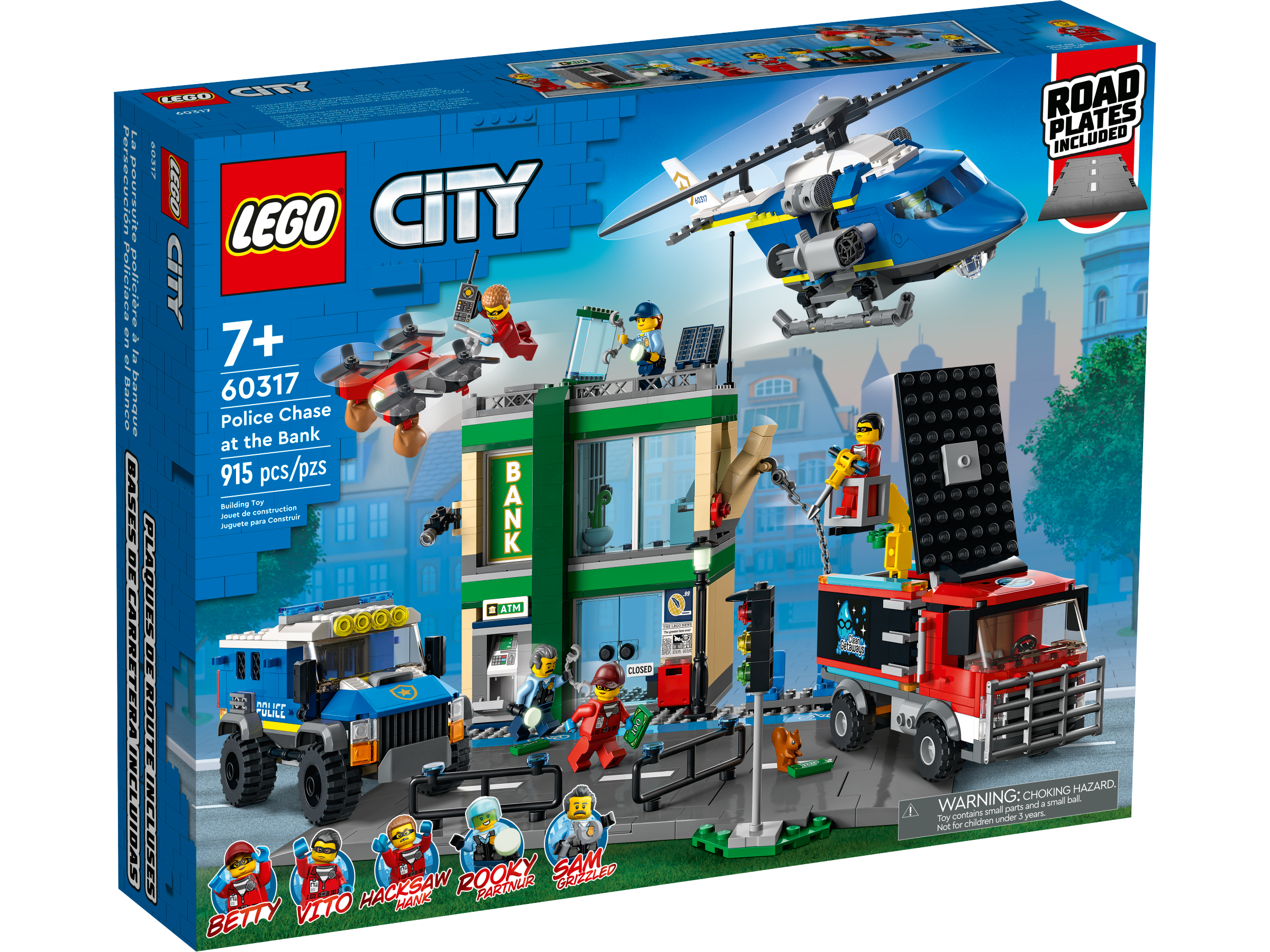 LEGO City Banküberfall mit Verfolgungsjagd (60317) - im GOLDSTIEN.SHOP verfügbar mit Gratisversand ab Schweizer Lager! (5702017161921)