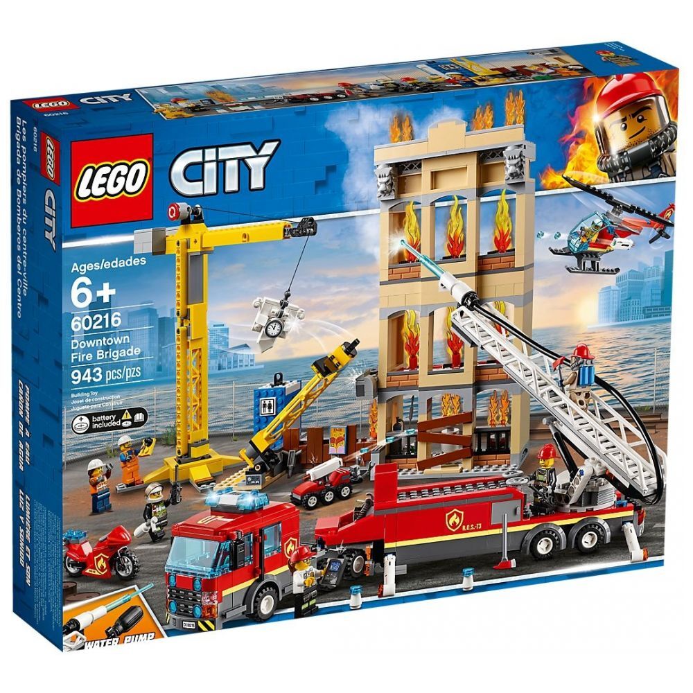 LEGO City Feuerwehr in der Stadt (60216) - im GOLDSTIEN.SHOP verfügbar mit Gratisversand ab Schweizer Lager! (5702016369489)