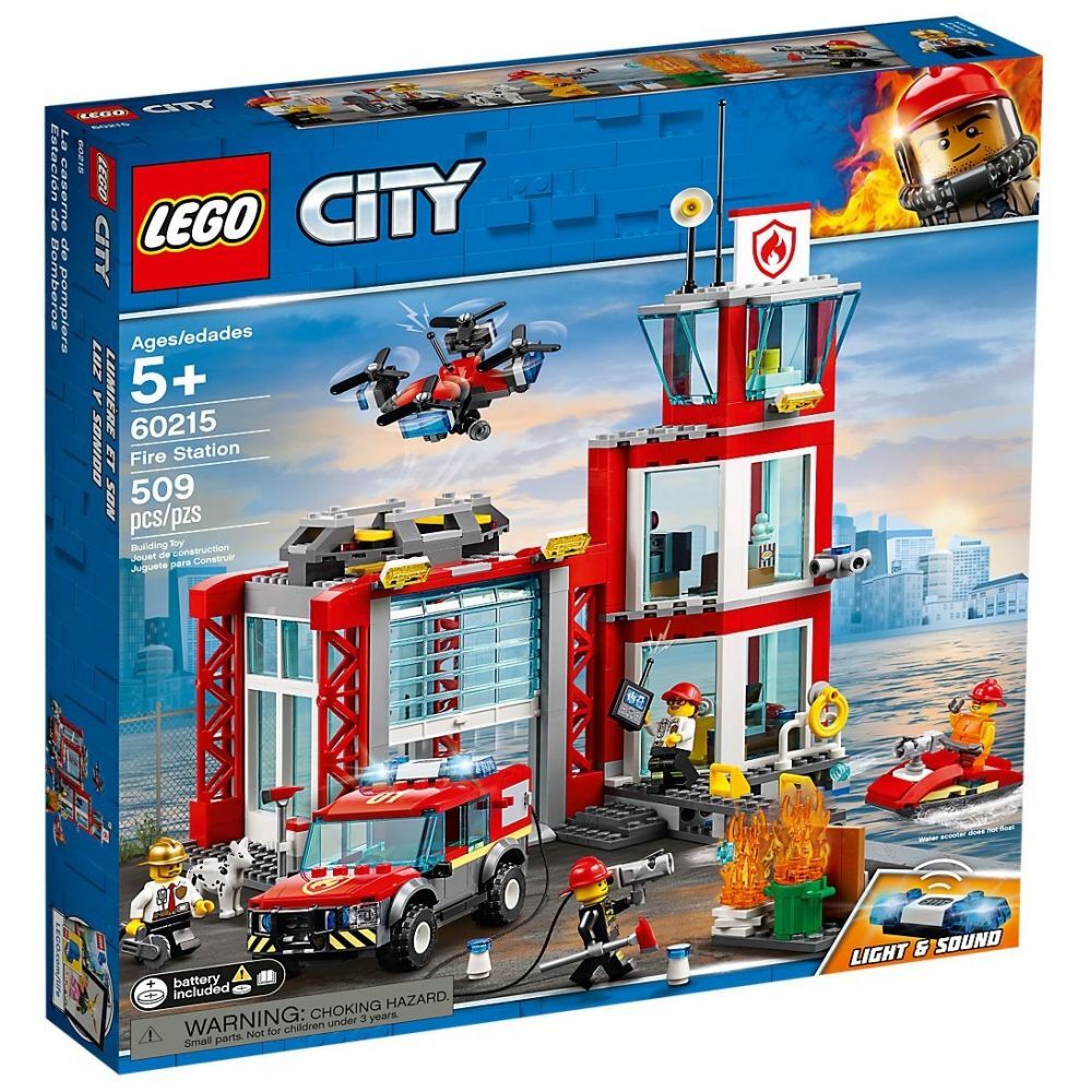 LEGO City Feuerwehr-Station (60215) - im GOLDSTIEN.SHOP verfügbar mit Gratisversand ab Schweizer Lager! (5702016369373)
