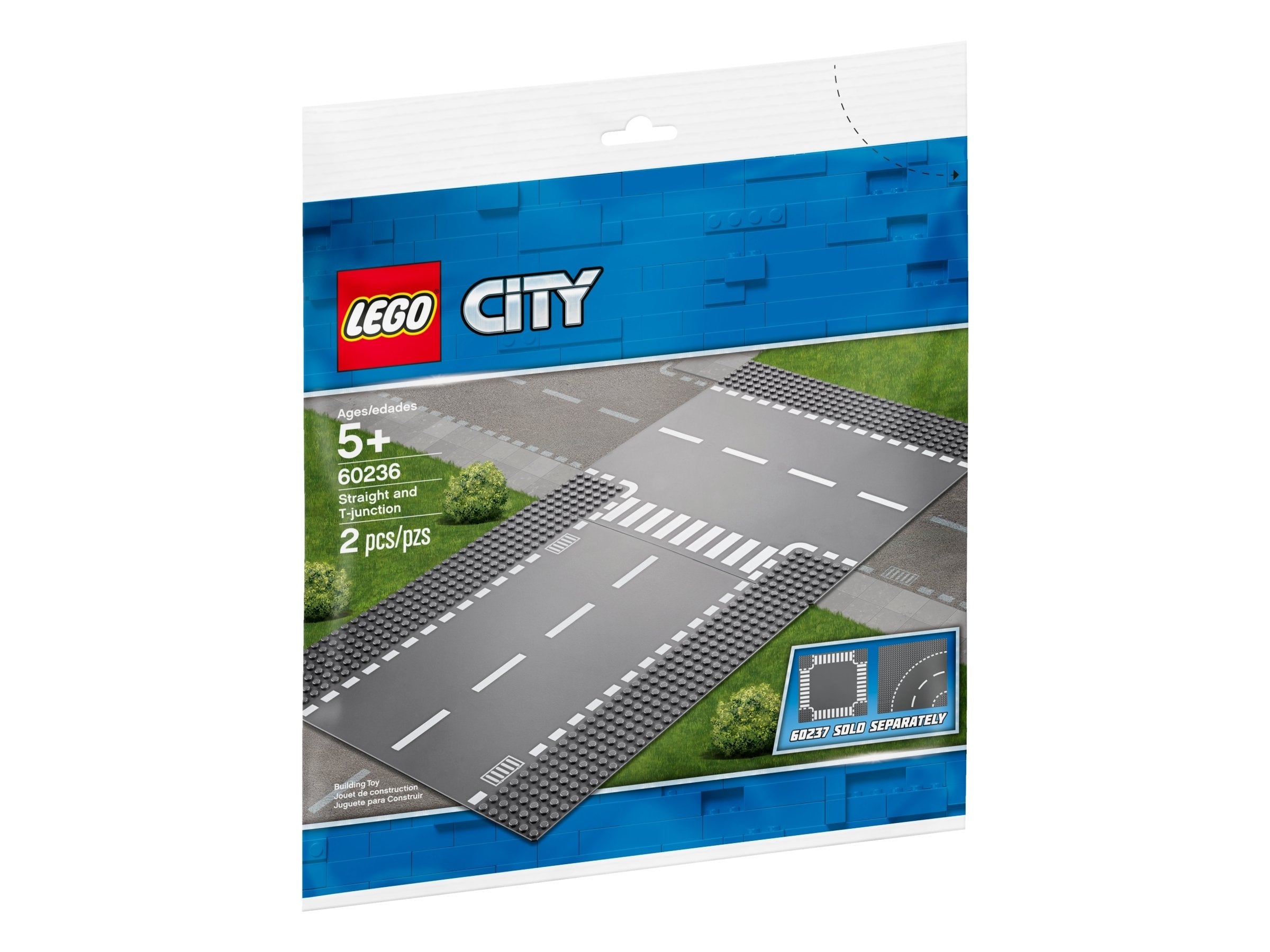 LEGO City Gerade und T-Kreuzung (60236) - im GOLDSTIEN.SHOP verfügbar mit Gratisversand ab Schweizer Lager! (5702016369786)