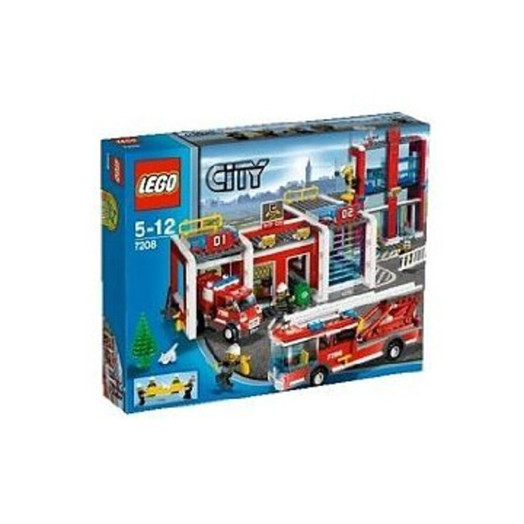 LEGO City Grosse Feuerwehr-Station (7208) - im GOLDSTIEN.SHOP verfügbar mit Gratisversand ab Schweizer Lager! (5702014601901)