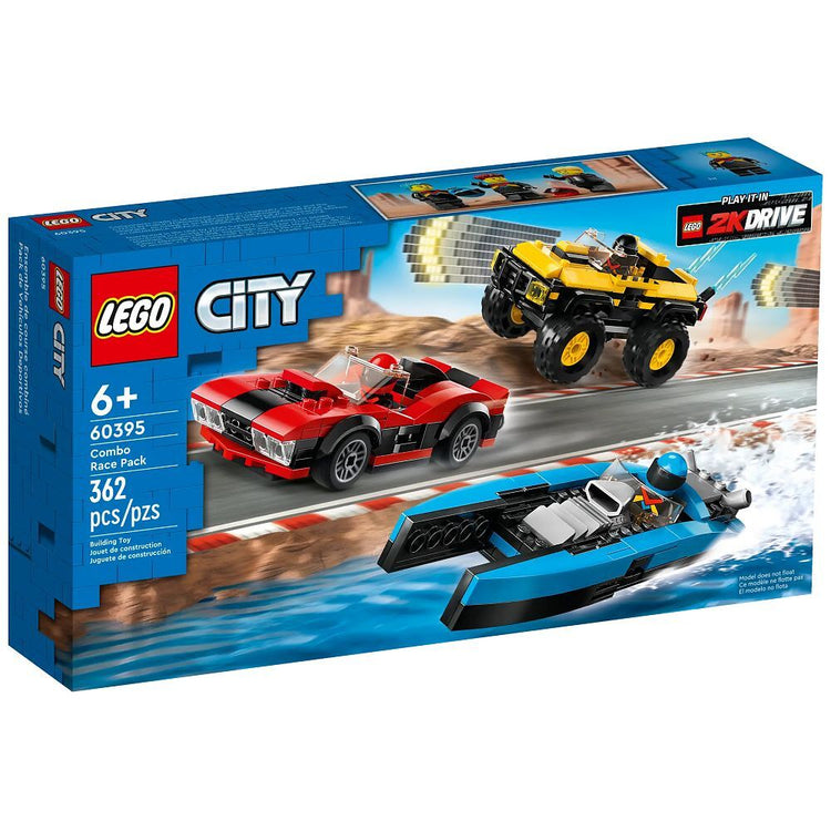 LEGO City Rennfahrzeuge Kombiset (60395) - im GOLDSTIEN.SHOP verfügbar mit Gratisversand ab Schweizer Lager! (5702017433103)