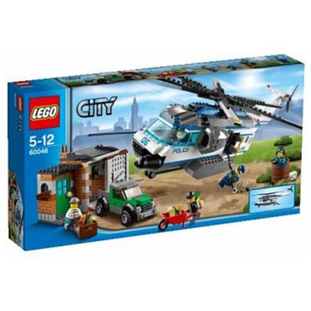 LEGO City Verfolgung mit dem Polizei-Hubschrauber (60046) - im GOLDSTIEN.SHOP verfügbar mit Gratisversand ab Schweizer Lager! (5702015115599)