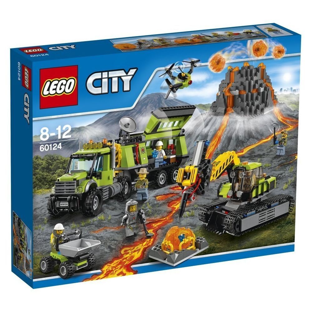 LEGO City Vulkan-Forscherstation (60124) - im GOLDSTIEN.SHOP verfügbar mit Gratisversand ab Schweizer Lager! (5702015594851)
