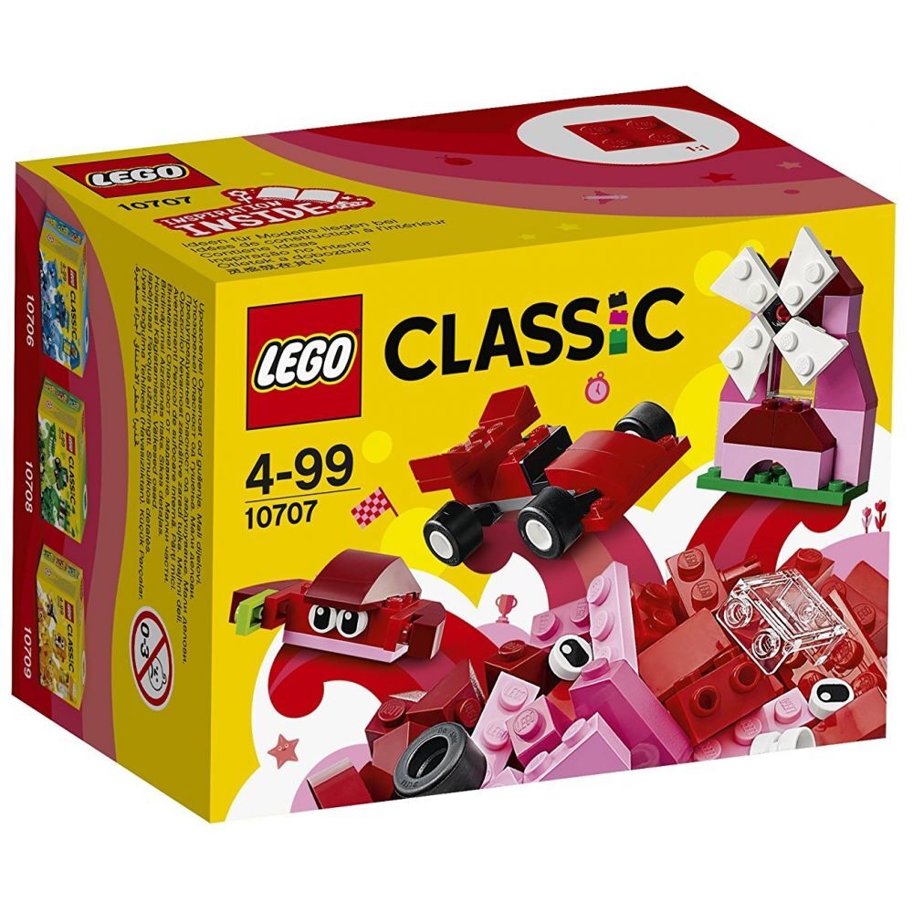LEGO Classic Kreativ-Box Rot (10707) - im GOLDSTIEN.SHOP verfügbar mit Gratisversand ab Schweizer Lager! (5702015869393)