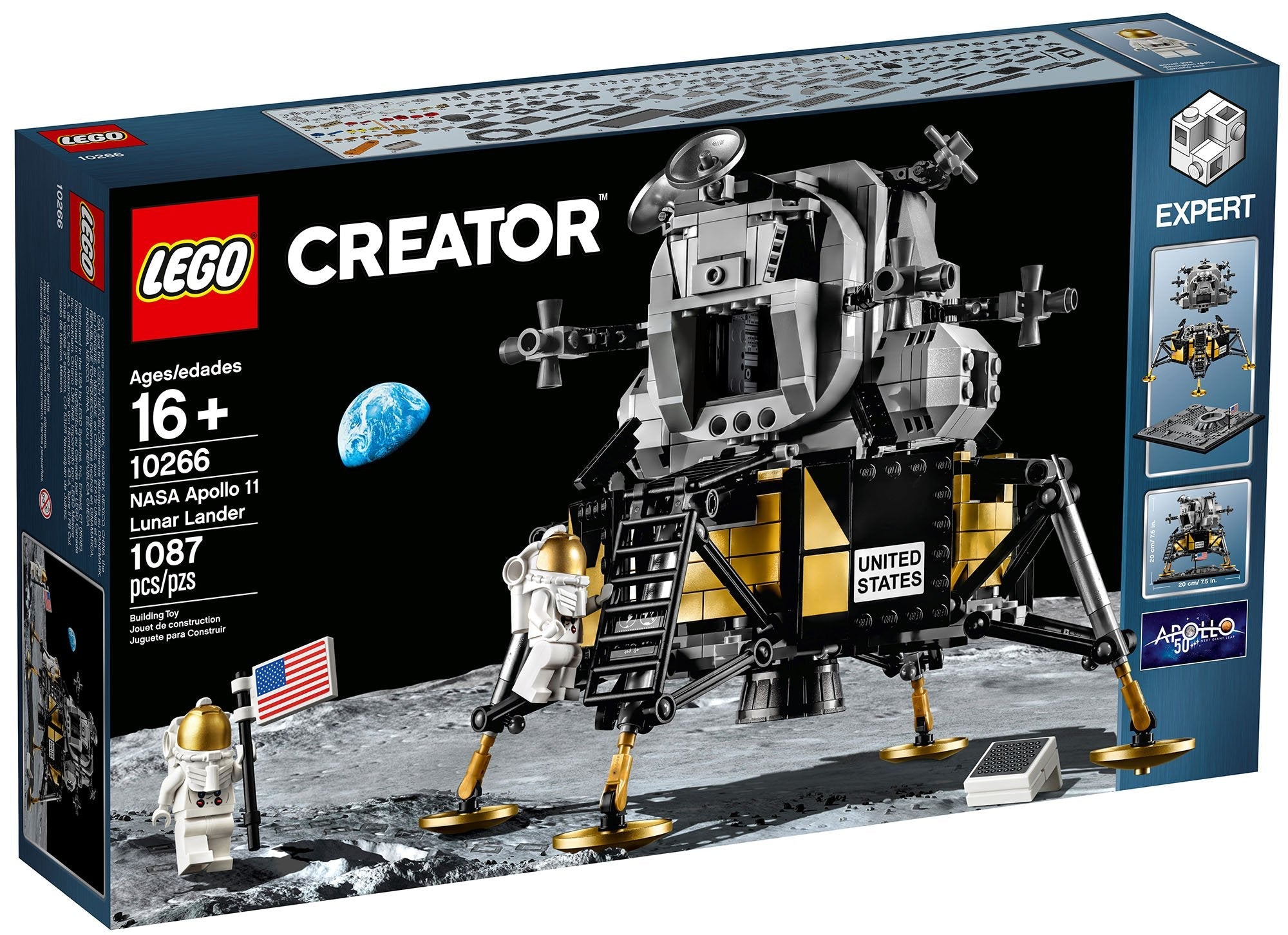 LEGO Creator NASA Apollo 11 Mondlandefähre (10266) - im GOLDSTIEN.SHOP verfügbar mit Gratisversand ab Schweizer Lager! (5702016368277)