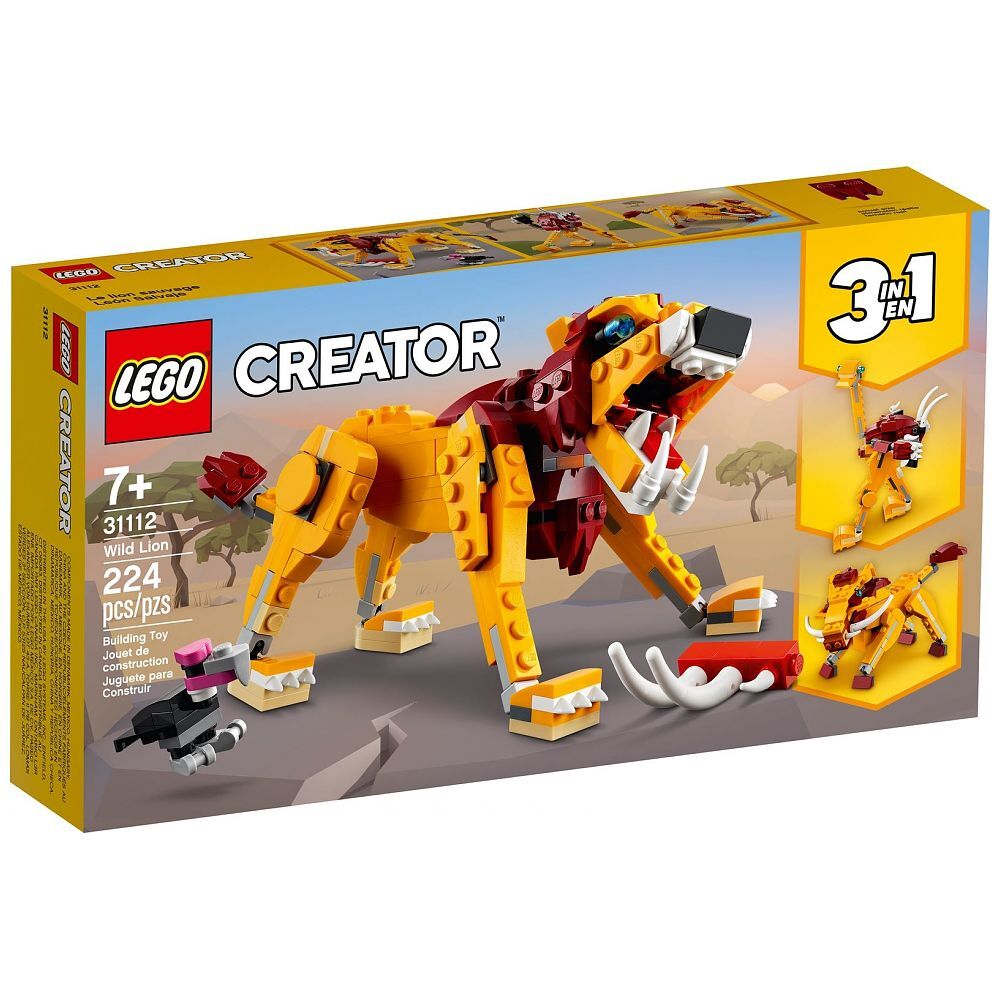 LEGO Creator Wilder Löwe (31112) - im GOLDSTIEN.SHOP verfügbar mit Gratisversand ab Schweizer Lager! (5702016888348)