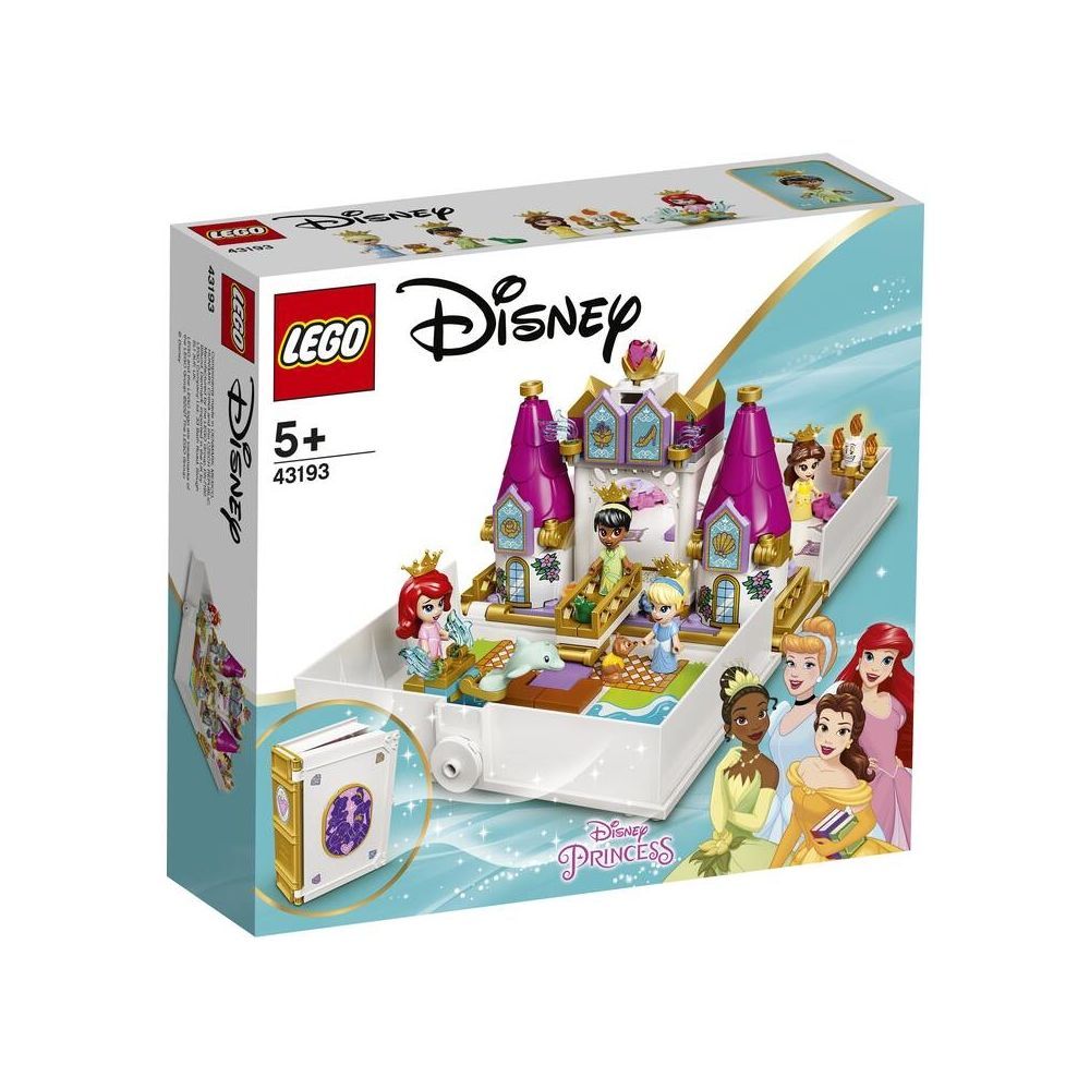 LEGO Disney Princess Märchenbuch Abenteuer mit Arielle, Belle, Cinderella und Tiana (43193) - im GOLDSTIEN.SHOP verfügbar mit Gratisversand ab Schweizer Lager! (5702016909647)