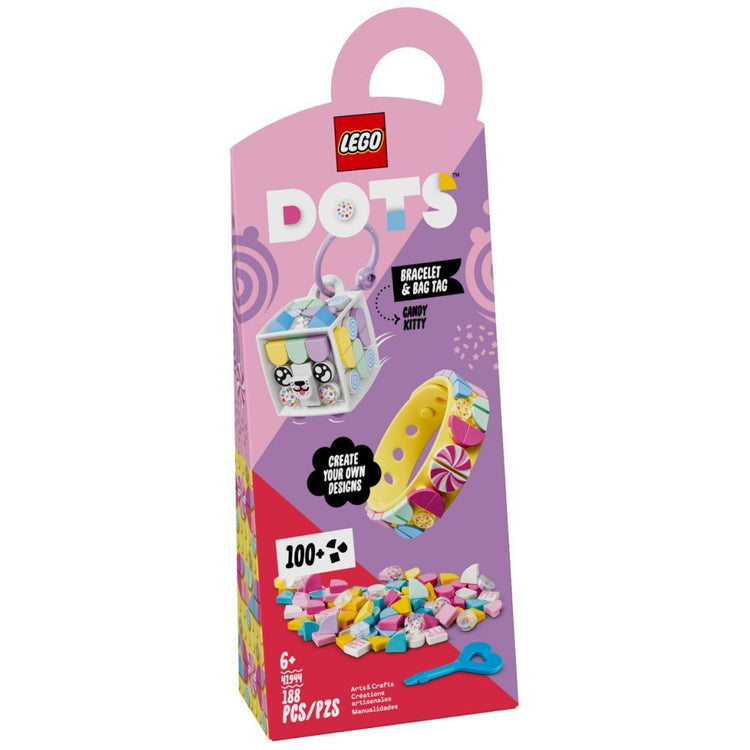 LEGO Dots Candy Kitty Armband & Taschenanhänger (41944) - im GOLDSTIEN.SHOP verfügbar mit Gratisversand ab Schweizer Lager! (5702017156125)