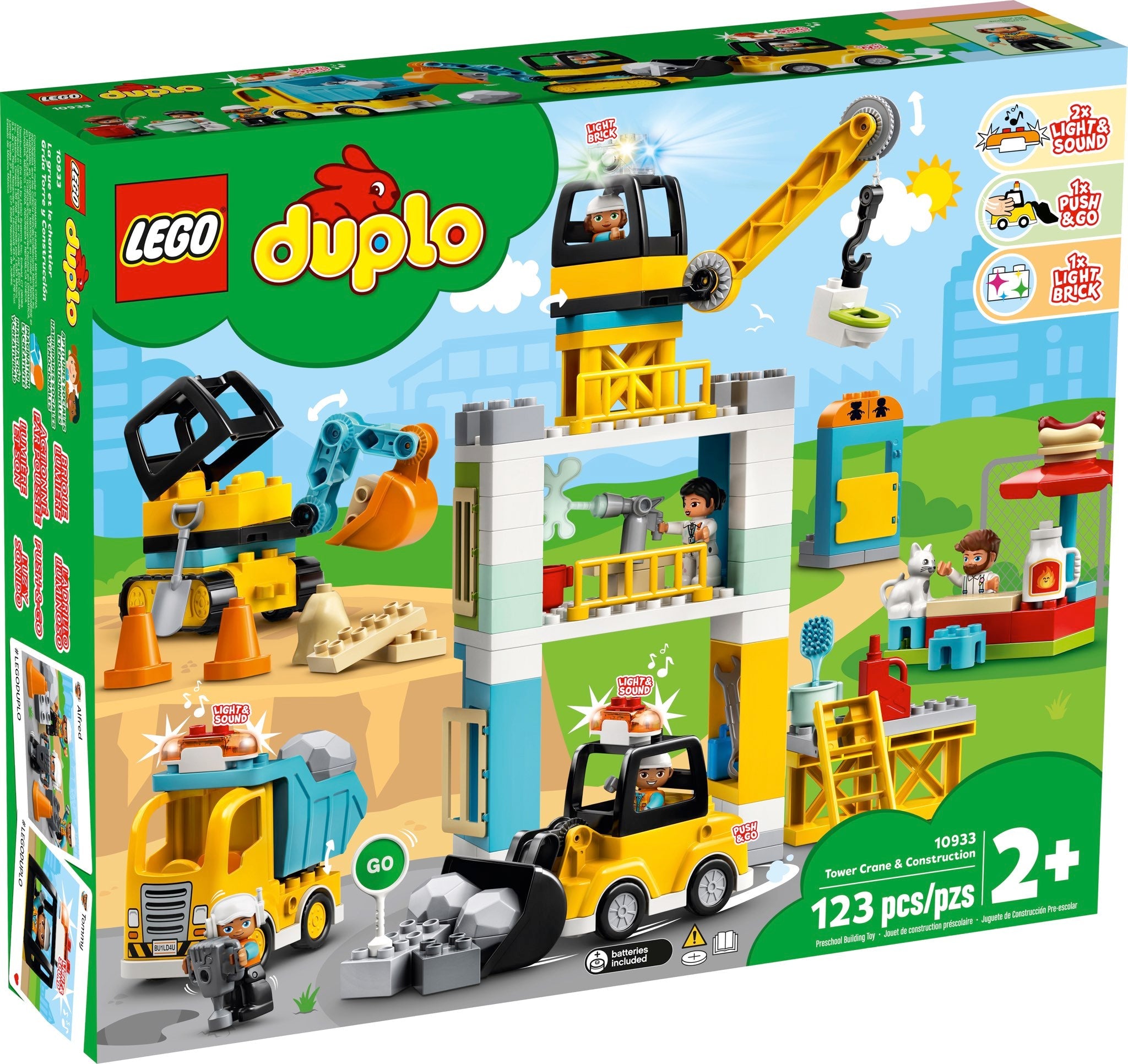 LEGO Duplo Grosse Baustelle mit Licht und Ton (10933) - im GOLDSTIEN.SHOP verfügbar mit Gratisversand ab Schweizer Lager! (5702016618228)