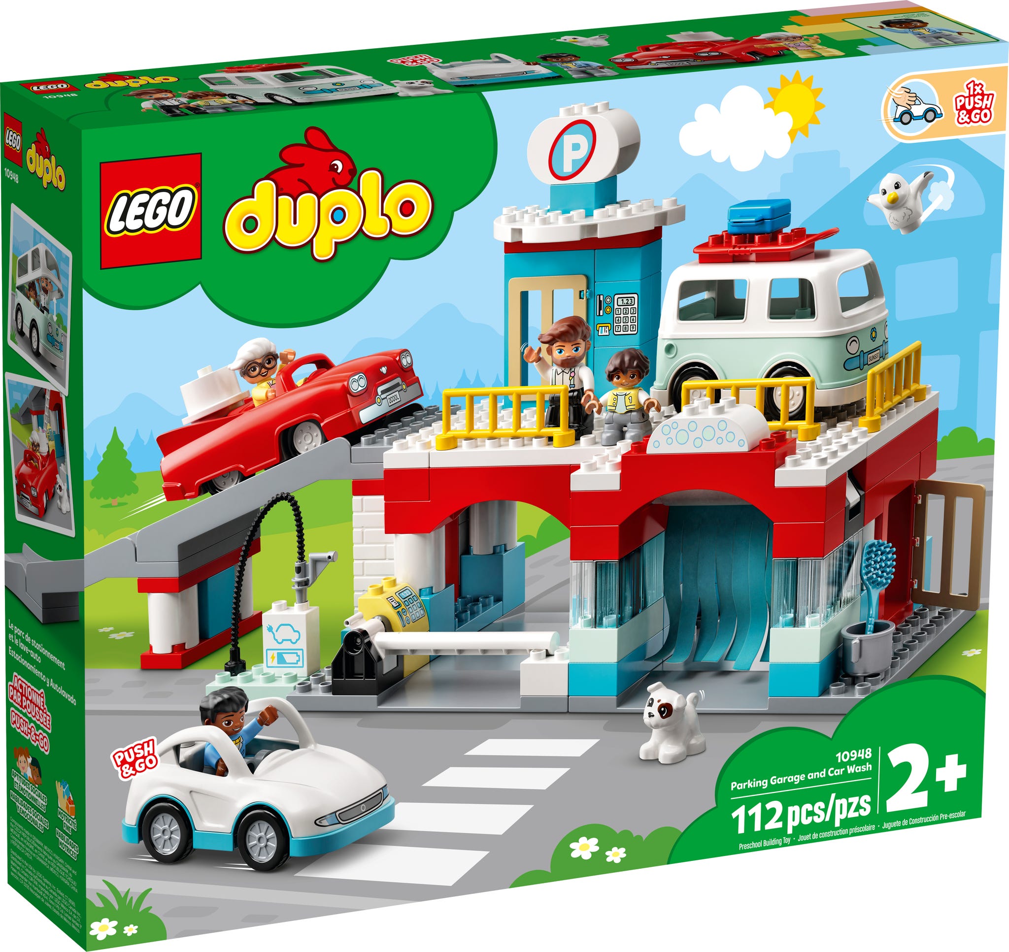 LEGO Duplo Parkhaus mit Autowaschanlage (10948) - im GOLDSTIEN.SHOP verfügbar mit Gratisversand ab Schweizer Lager! (5702016911329)