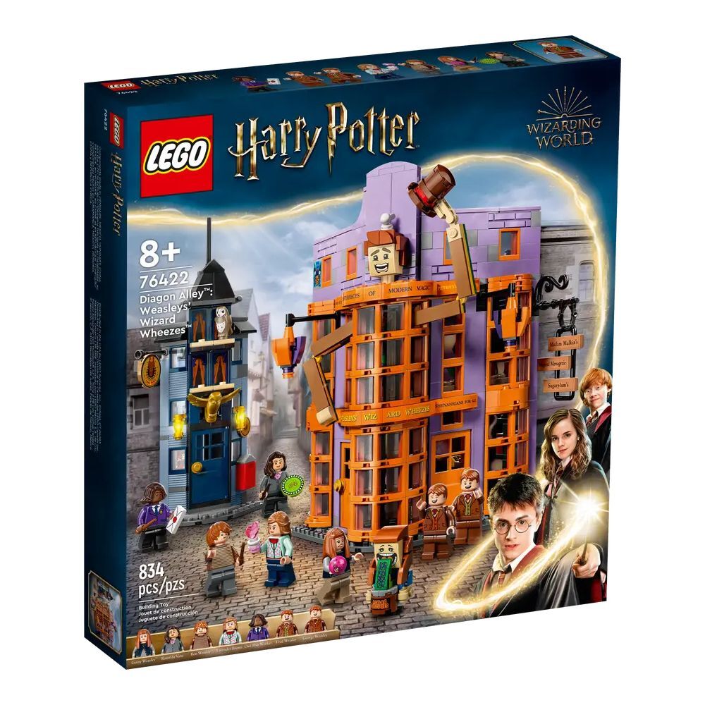LEGO Harry Potter Winkelgasse: Weasleys Zauberhafte Zauberscherze (76422) - im GOLDSTIEN.SHOP verfügbar mit Gratisversand ab Schweizer Lager! (5702017434025)