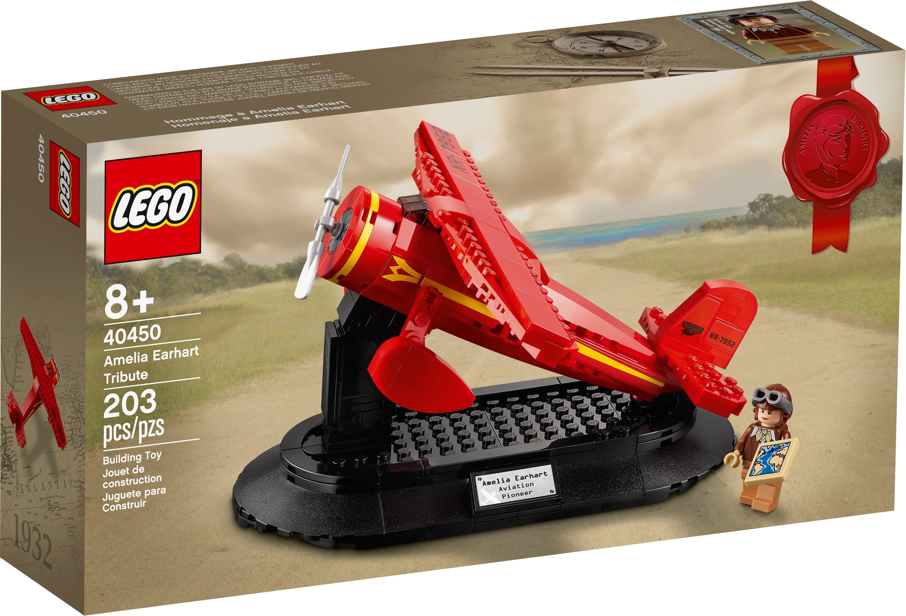LEGO Hommage an Amelia Earhart (40450) - im GOLDSTIEN.SHOP verfügbar mit Gratisversand ab Schweizer Lager! (5702016910988)