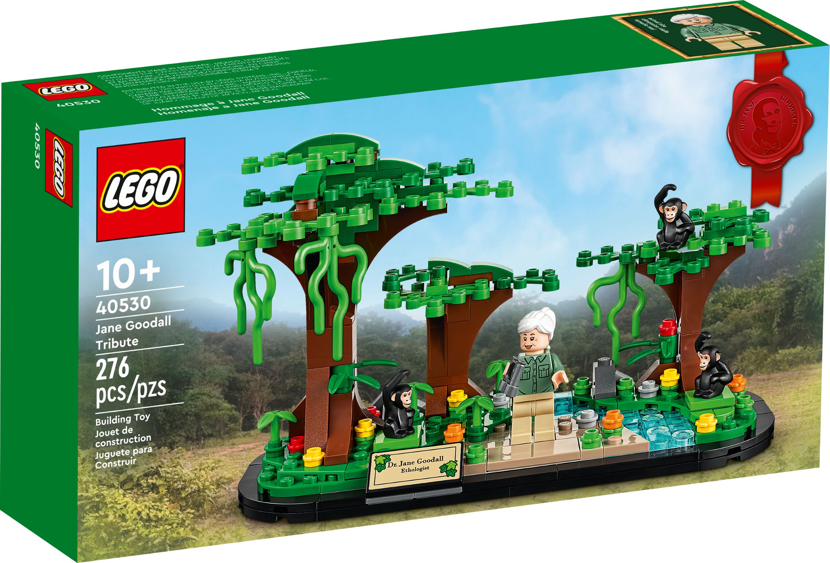 LEGO Hommage an Jane Goodall (40530) - im GOLDSTIEN.SHOP verfügbar mit Gratisversand ab Schweizer Lager! (5702017164045)