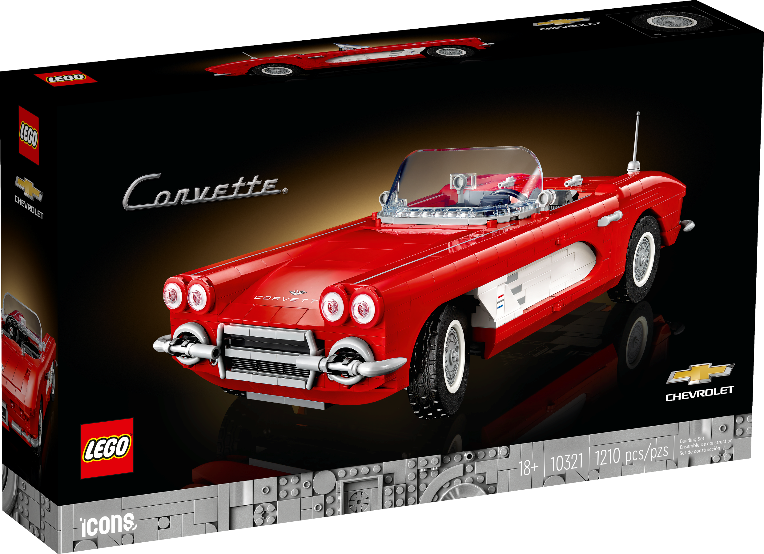 LEGO Icons Corvette (10321) - im GOLDSTIEN.SHOP verfügbar mit Gratisversand ab Schweizer Lager! (5702017416939)