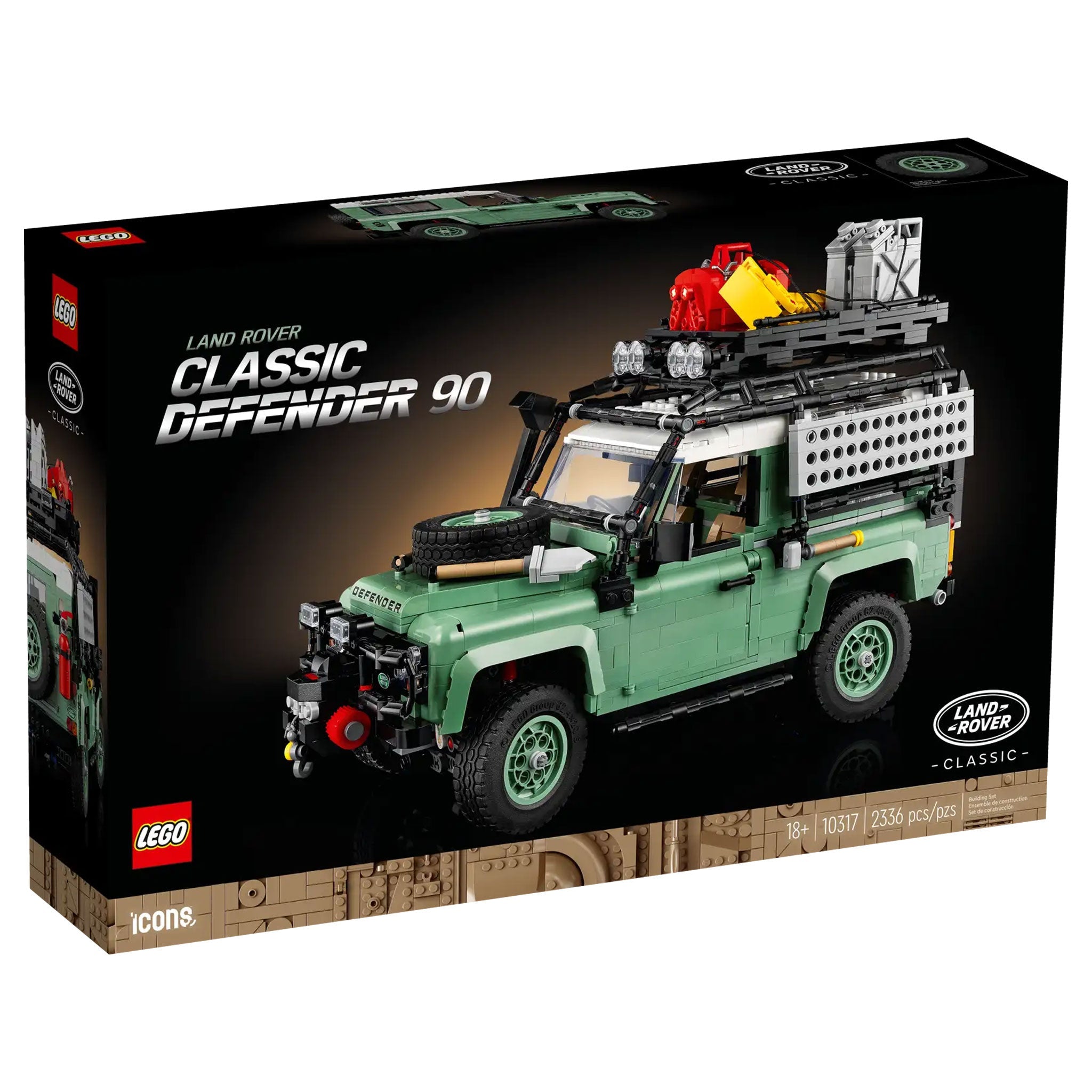 LEGO Icons Klassischer Land Rover Defender 90 (10317) - im GOLDSTIEN.SHOP verfügbar mit Gratisversand ab Schweizer Lager! (5702017416908)