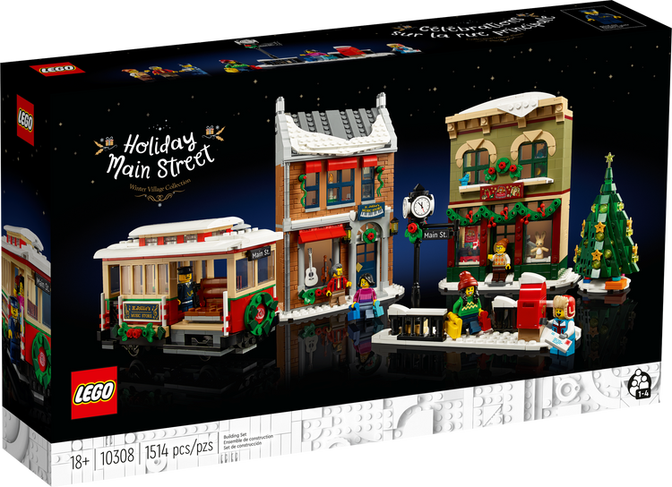 LEGO Icons Weihnachtlich geschmückte Hauptstrasse (10308) - im GOLDSTIEN.SHOP verfügbar mit Gratisversand ab Schweizer Lager! (5702017153285)
