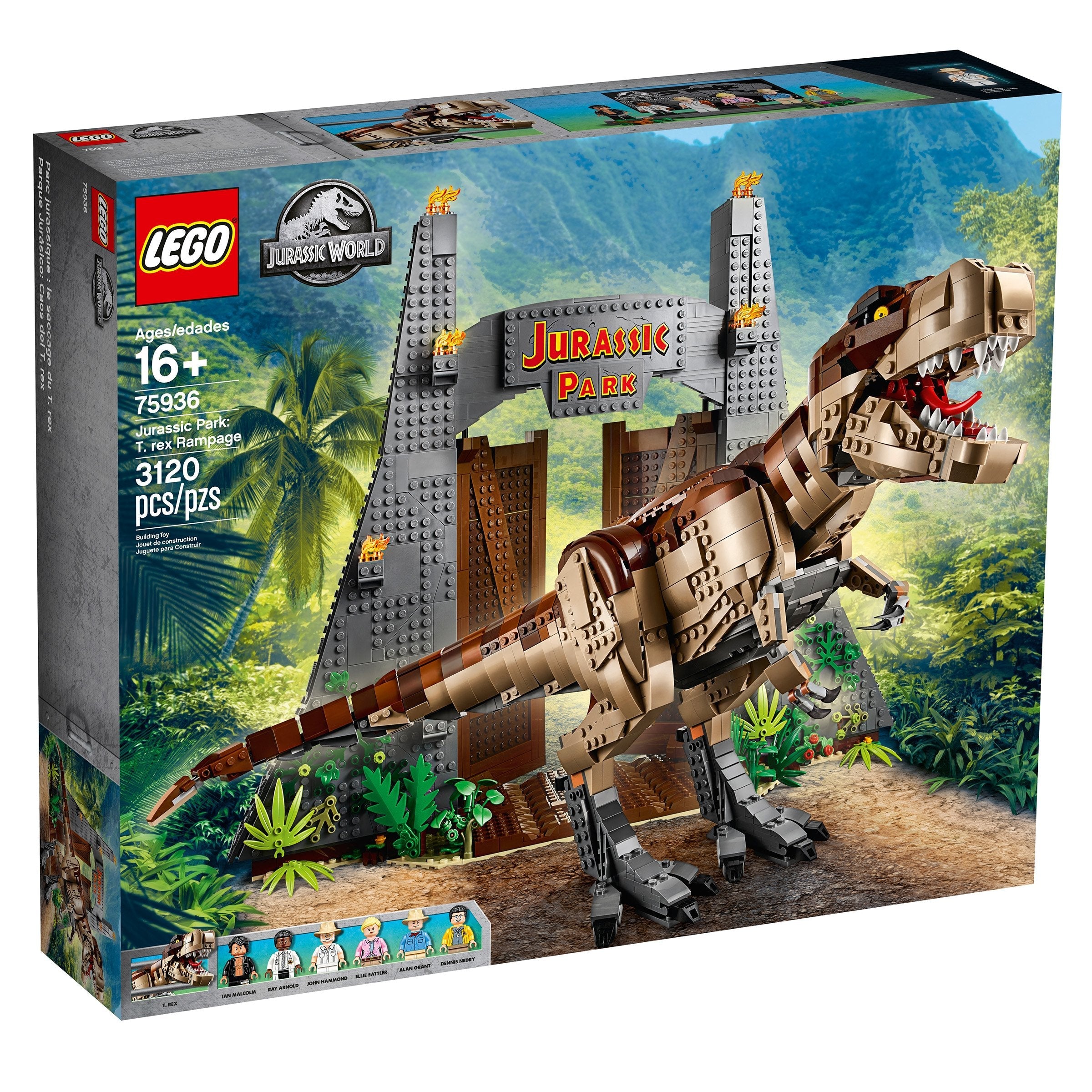 LEGO Jurassic World Jurassic Park T. Rex' Verwüstung (75936) - im GOLDSTIEN.SHOP verfügbar mit Gratisversand ab Schweizer Lager! (5702016367249)