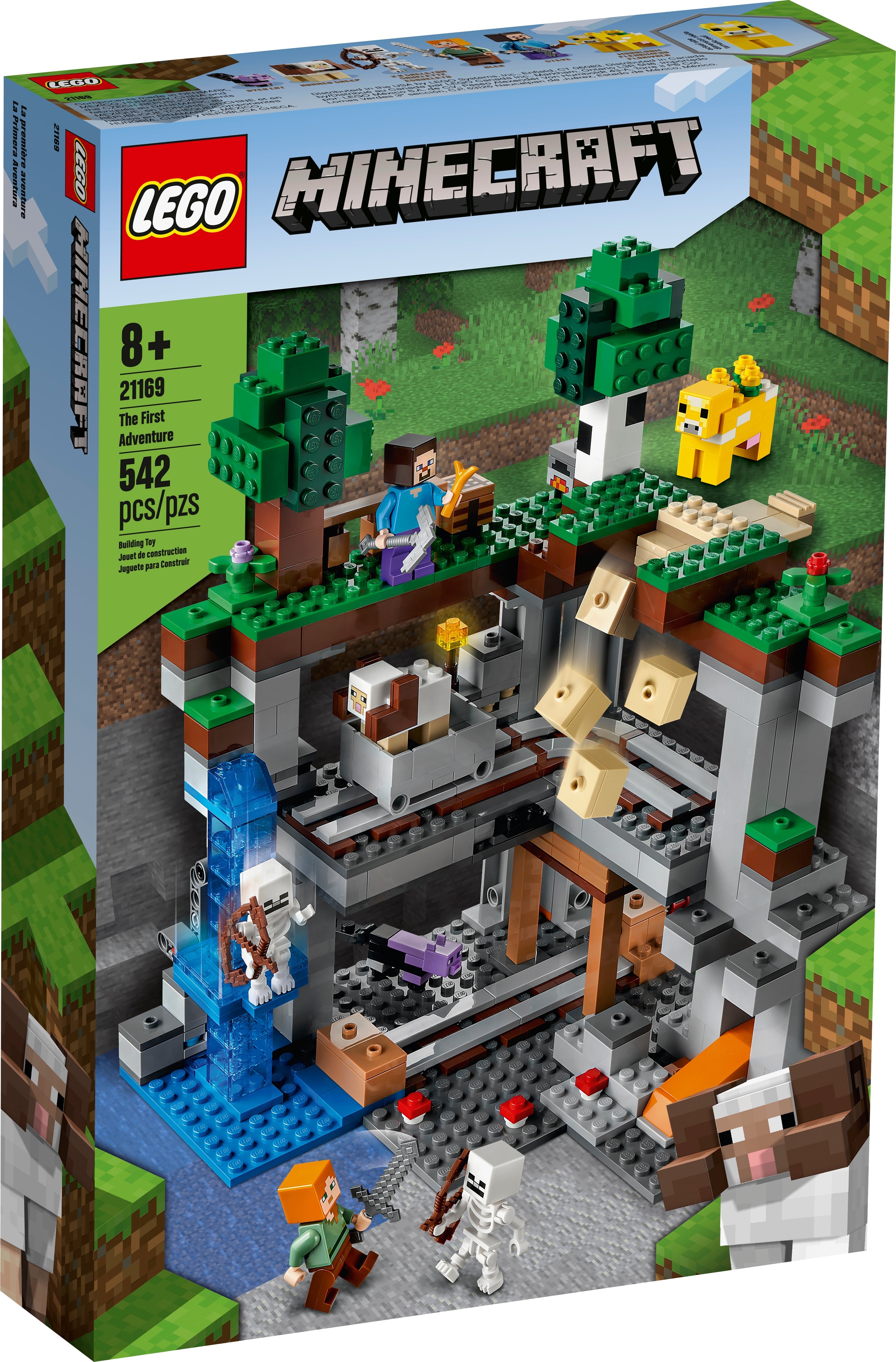 LEGO Minecraft Das erste Abenteuer (21169) - im GOLDSTIEN.SHOP verfügbar mit Gratisversand ab Schweizer Lager! (5702016913873)