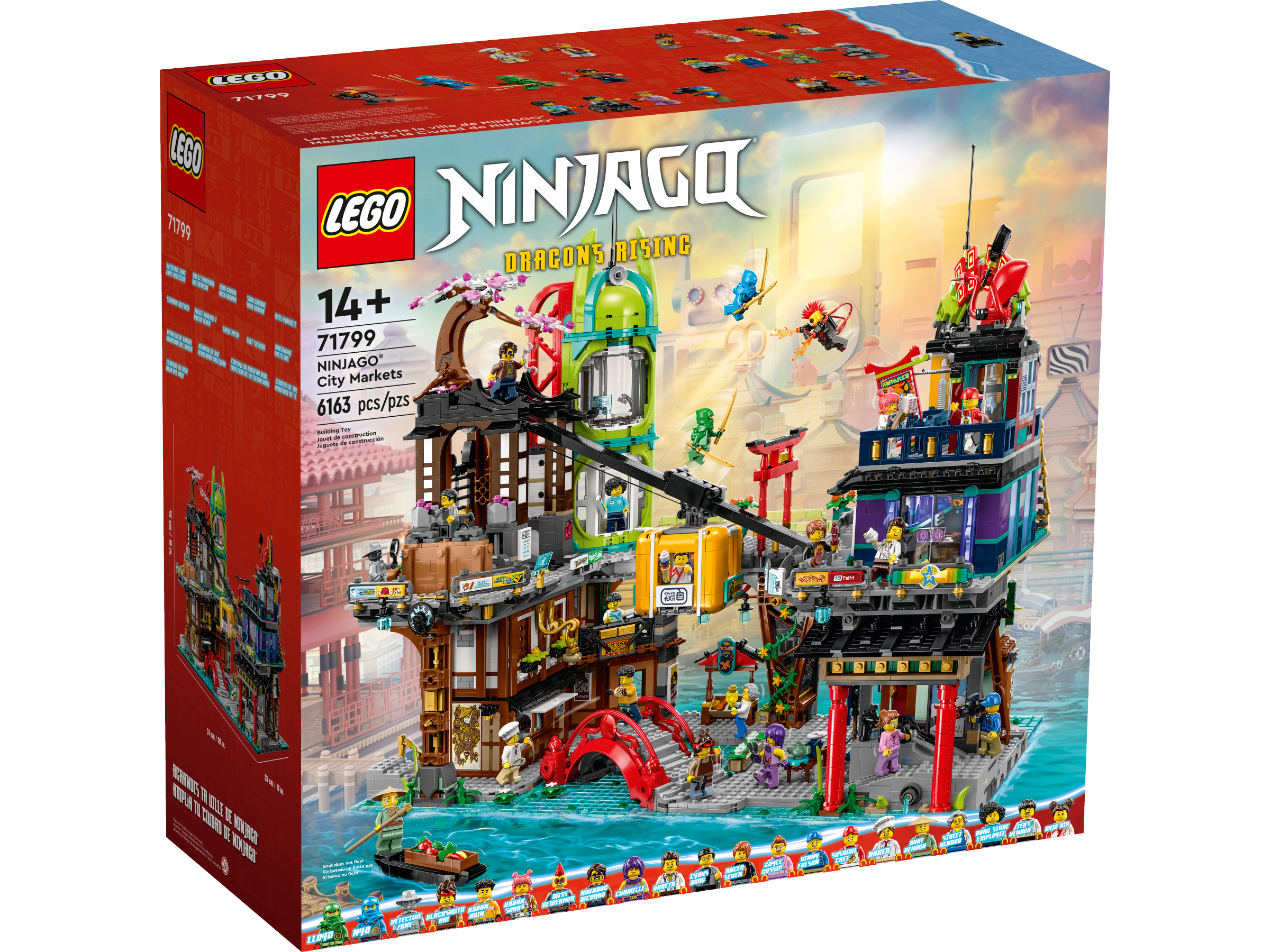 LEGO Ninjago Die Märkte von Ninjago City (71799) - im GOLDSTIEN.SHOP verfügbar mit Gratisversand ab Schweizer Lager! (5702017435787)
