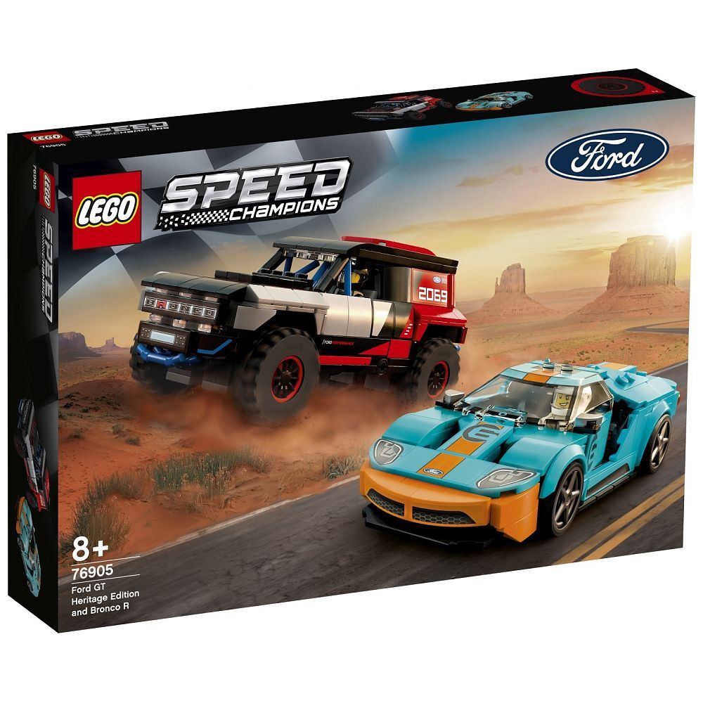 LEGO Speed Champions Ford GT Heritage Edition & Bronco R (76905) - im GOLDSTIEN.SHOP verfügbar mit Gratisversand ab Schweizer Lager! (5702016980561)