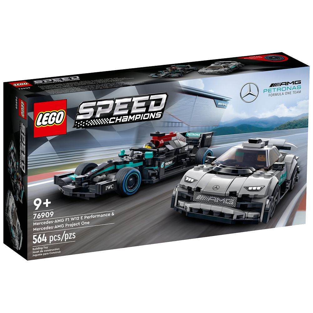 LEGO Speed Champions Mercedes-AMG F1 W12 E Performance & Mercedes-AMG Project One (76909) - im GOLDSTIEN.SHOP verfügbar mit Gratisversand ab Schweizer Lager! (5702017160825)