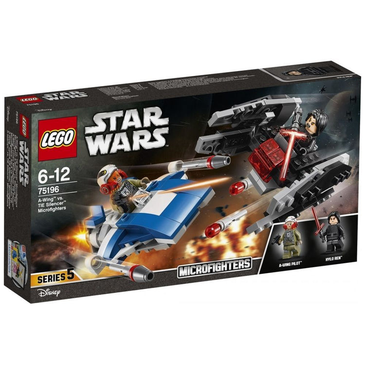 LEGO Star Wars A-Wing vs. TIE Silencer Microfighters (75196) - im GOLDSTIEN.SHOP verfügbar mit Gratisversand ab Schweizer Lager! (5702016109900)