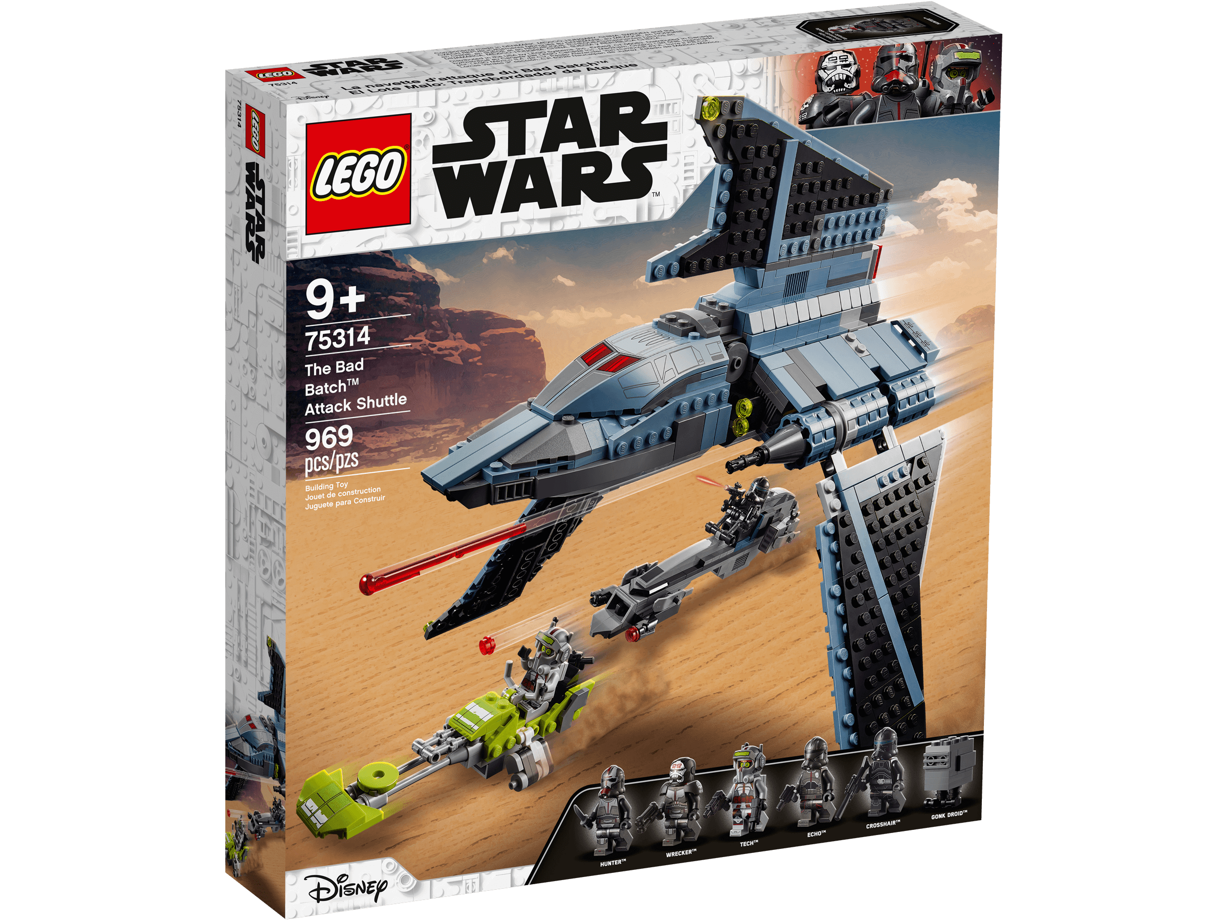 LEGO Star Wars Angriffsshuttle aus The Bad Batch (75314) - im GOLDSTIEN.SHOP verfügbar mit Gratisversand ab Schweizer Lager! (5702016914436)