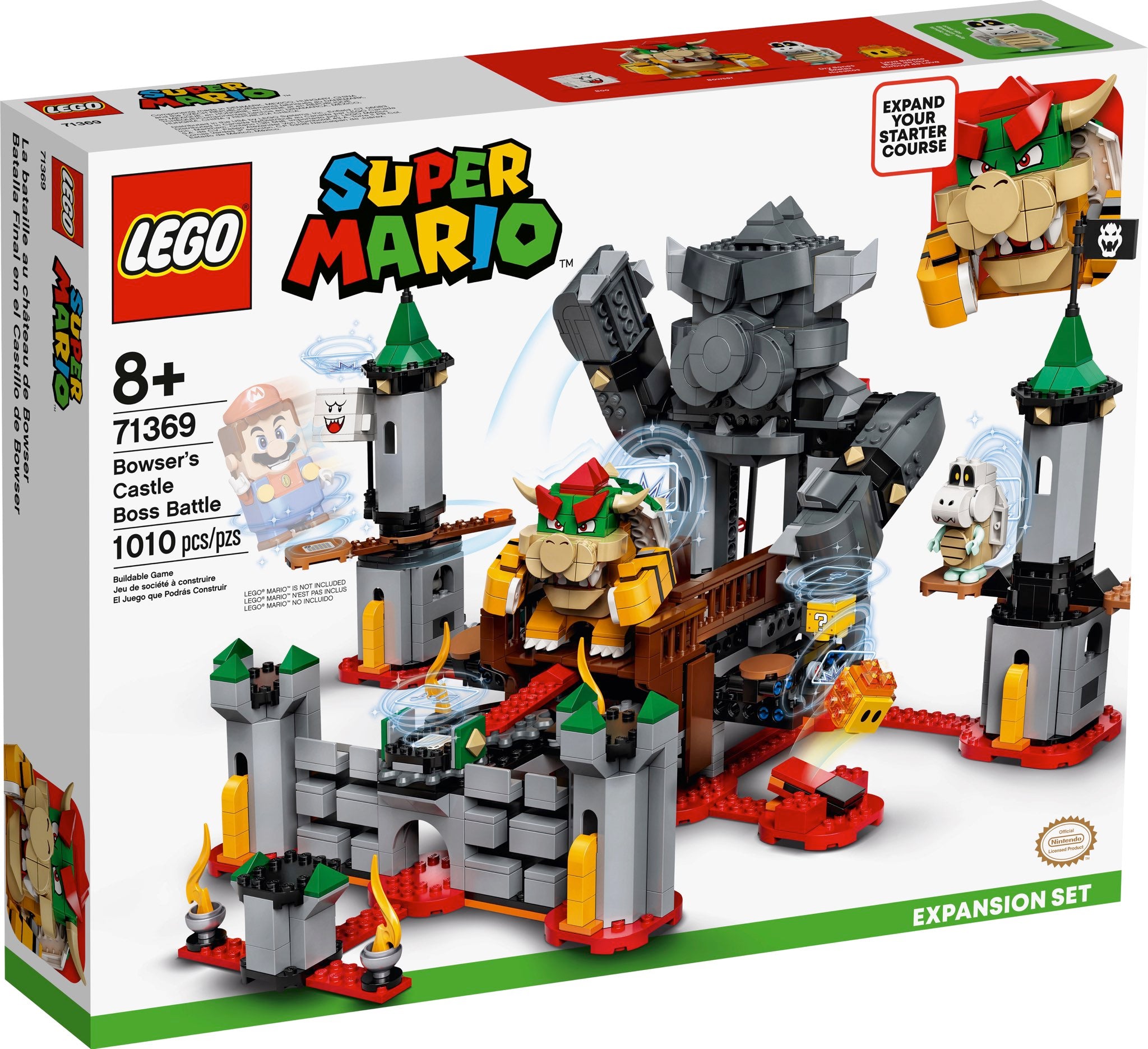 LEGO Super Mario Bowsers Festung (71369) - im GOLDSTIEN.SHOP verfügbar mit Gratisversand ab Schweizer Lager! (5702016618488)