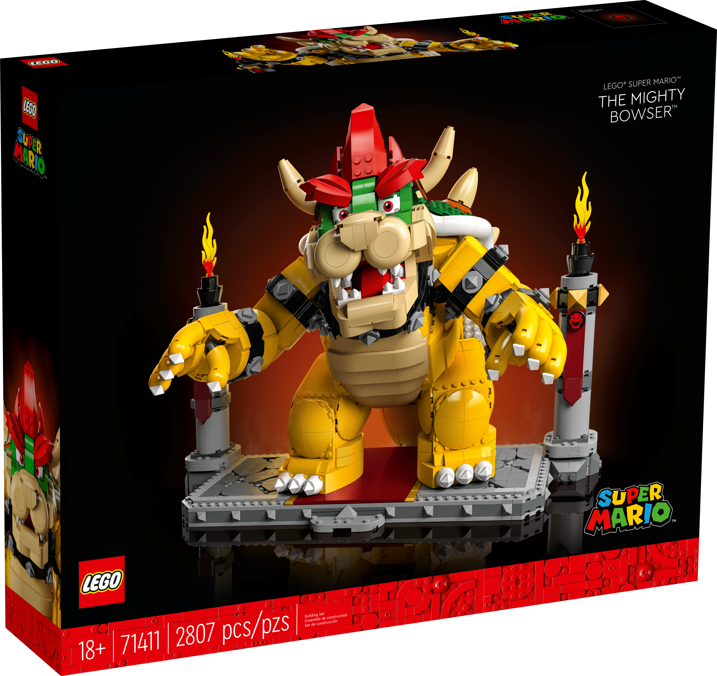 LEGO Super Mario Der mächtige Bowser (71411) - im GOLDSTIEN.SHOP verfügbar mit Gratisversand ab Schweizer Lager! (5702017155319)
