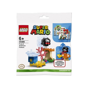LEGO Super Mario Fuzzy & Pilz-Plaftform Erweiterungsset (30389) - im GOLDSTIEN.SHOP verfügbar mit Gratisversand ab Schweizer Lager! (5702016912364)