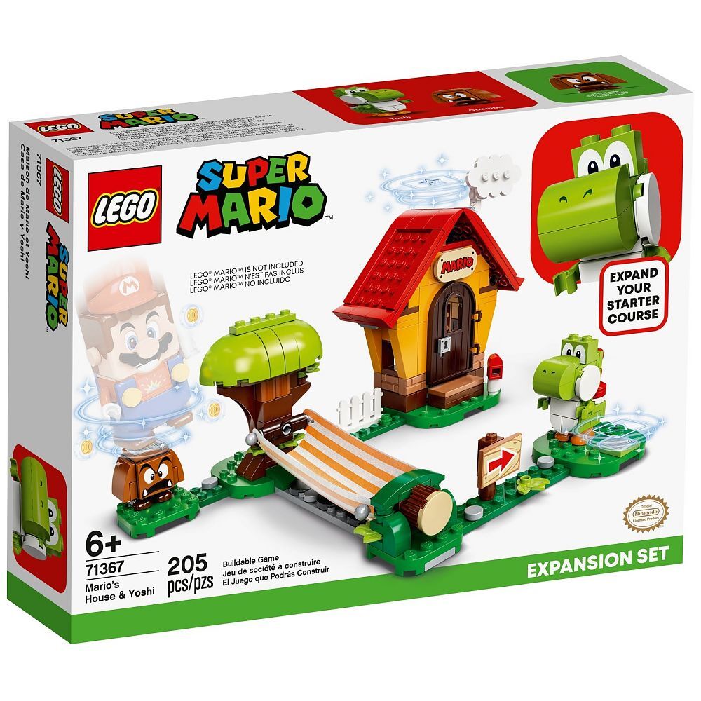 LEGO Super Mario Marios Haus und Yoshi Erweiterungsset (71367) - im GOLDSTIEN.SHOP verfügbar mit Gratisversand ab Schweizer Lager! (5702016618464)