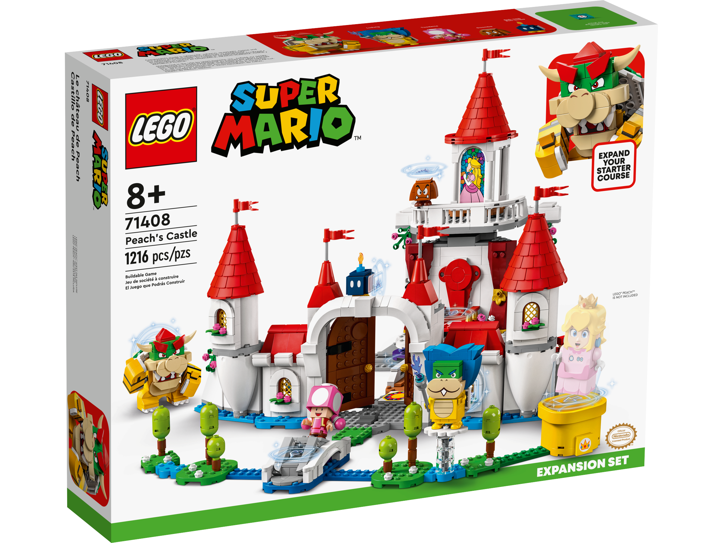 LEGO Super Mario Pilz-Palast Erweiterungsset (71408) - im GOLDSTIEN.SHOP verfügbar mit Gratisversand ab Schweizer Lager! (5702017155289)