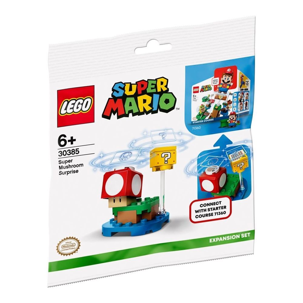LEGO Super Mario Superpilz Überraschung Erweiterungsset (30385) - im GOLDSTIEN.SHOP verfügbar mit Gratisversand ab Schweizer Lager! (5702016668070)