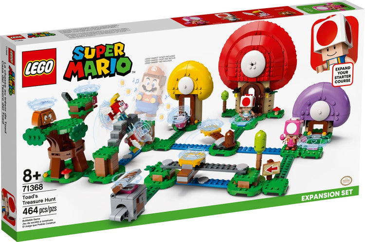 LEGO Super Mario Toads Schatzsuche-Erweiterungsset (71368) - im GOLDSTIEN.SHOP verfügbar mit Gratisversand ab Schweizer Lager! (5702016618471)