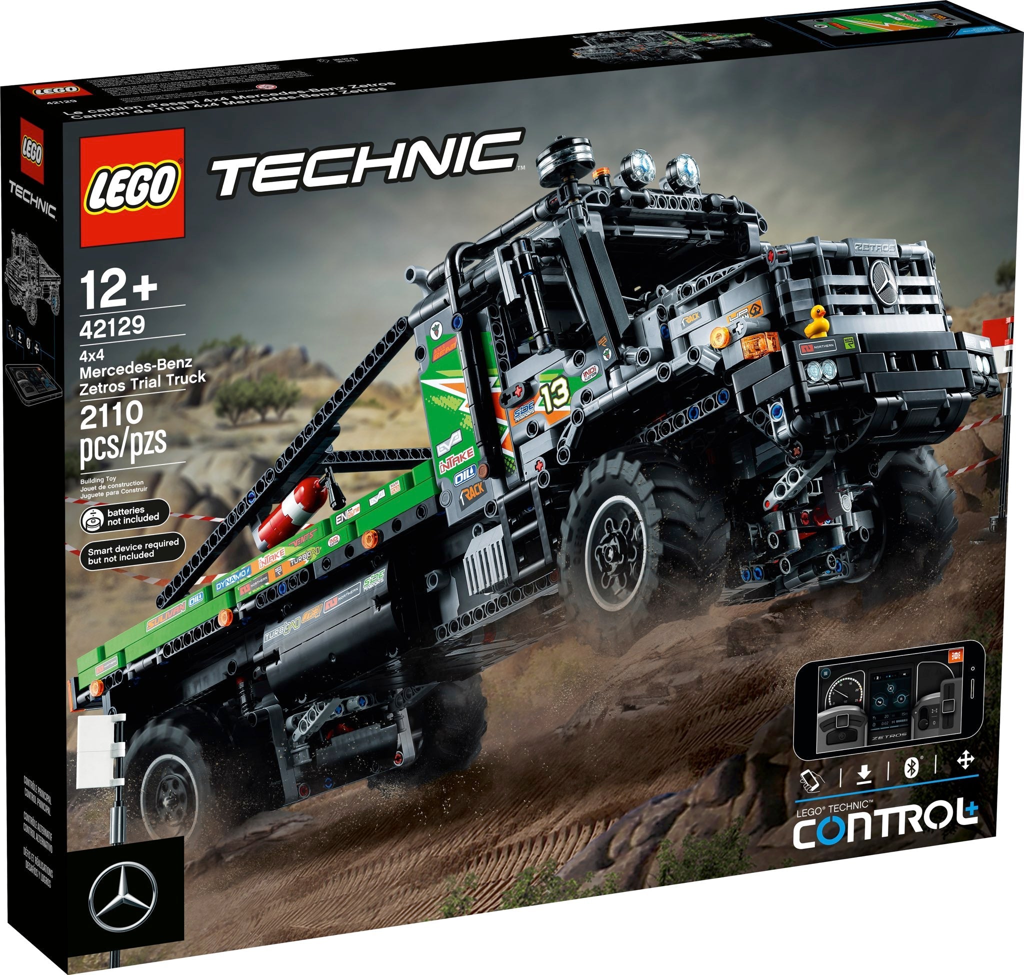 LEGO Technic - 4x4 Mercedes-Benz Zetros Offroad-Truck (42129) - im GOLDSTIEN.SHOP verfügbar mit Gratisversand ab Schweizer Lager! (5702016912845)